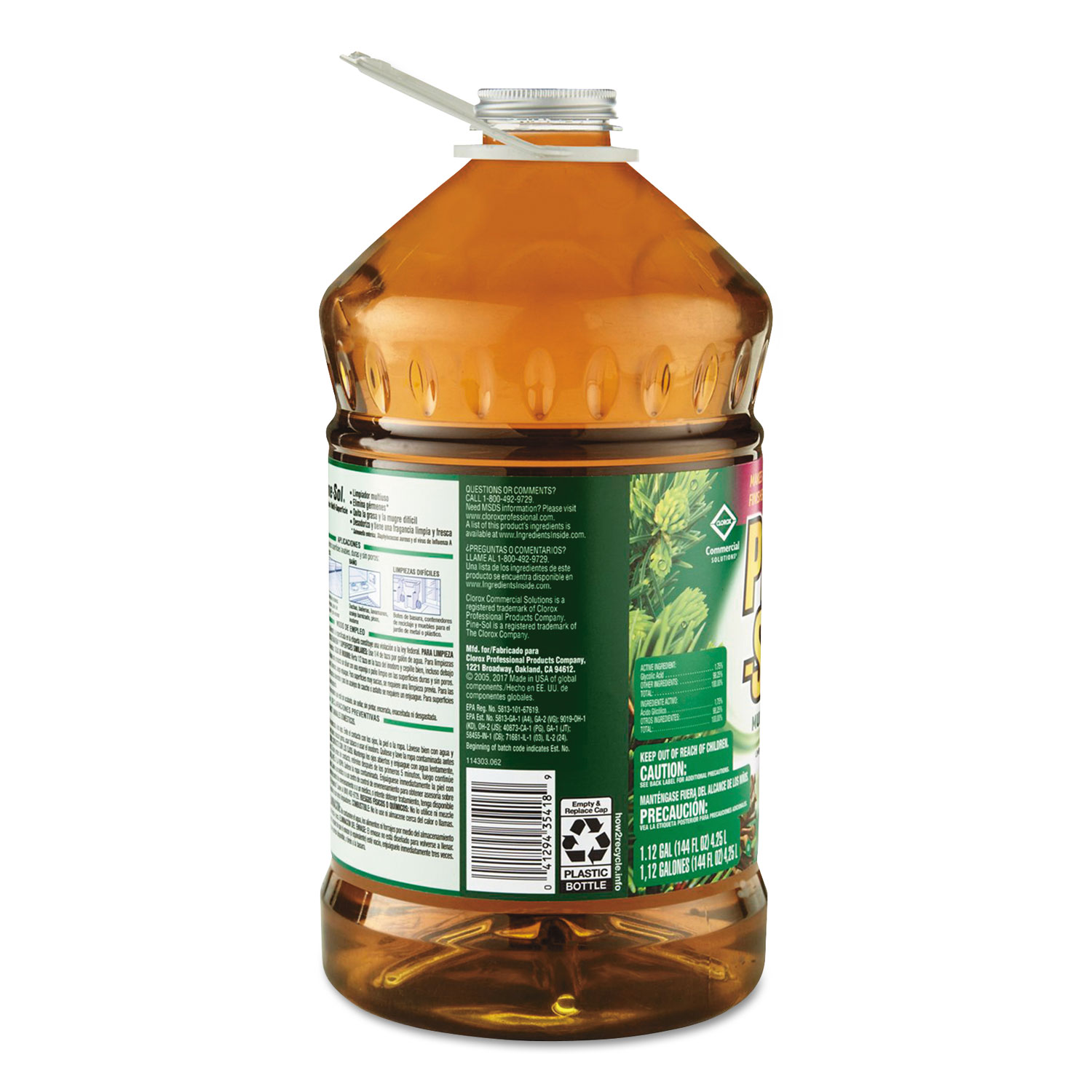 Multi-Surface Cleaner Disinfectant, Pine, 144oz Bottle