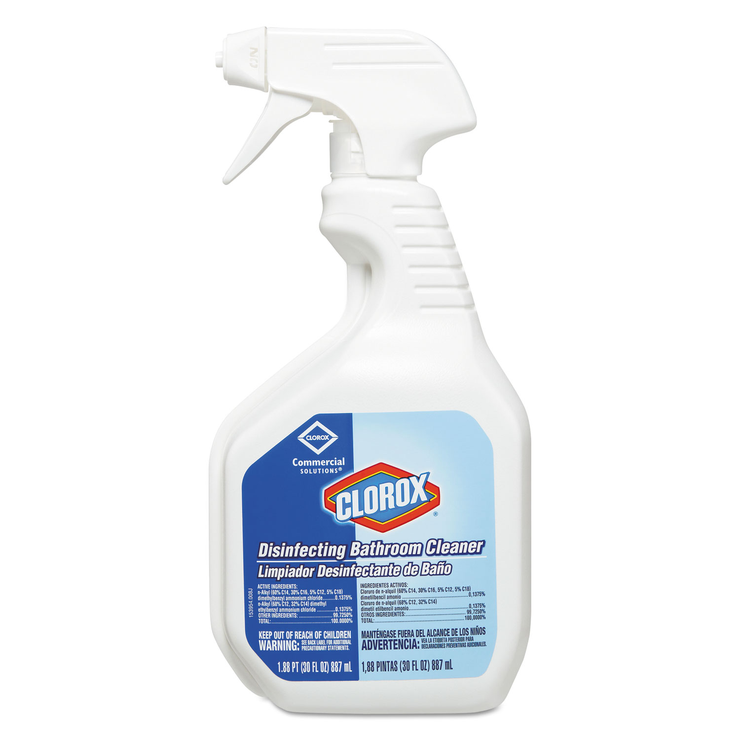 Disinfecting Bathroom Cleaner 30oz Spray Bottle by Clorox