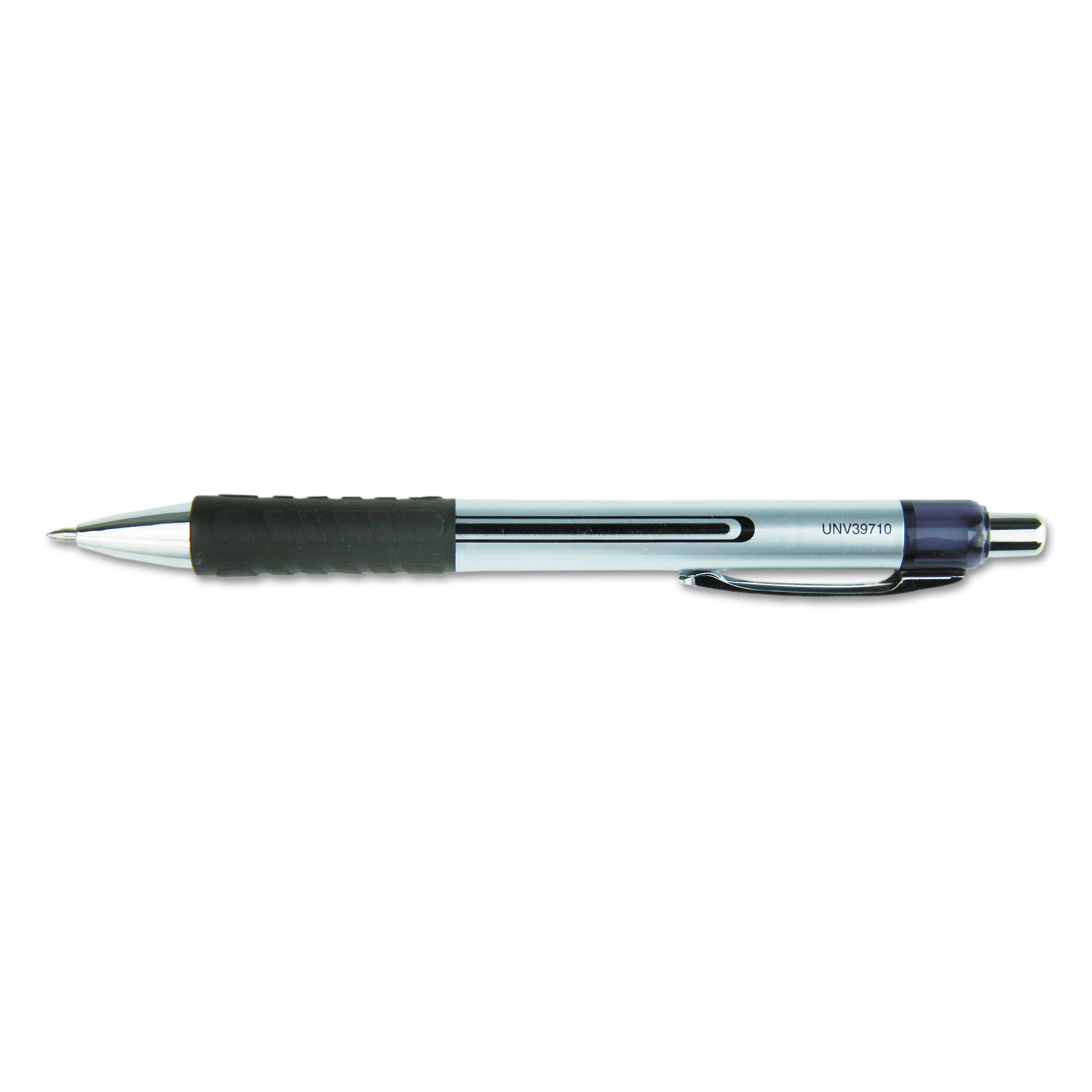 Comfort Grip Deluxe Retractable Gel Ink Roller Ball Pen, 0.7 mm, Black Ink,36/ST