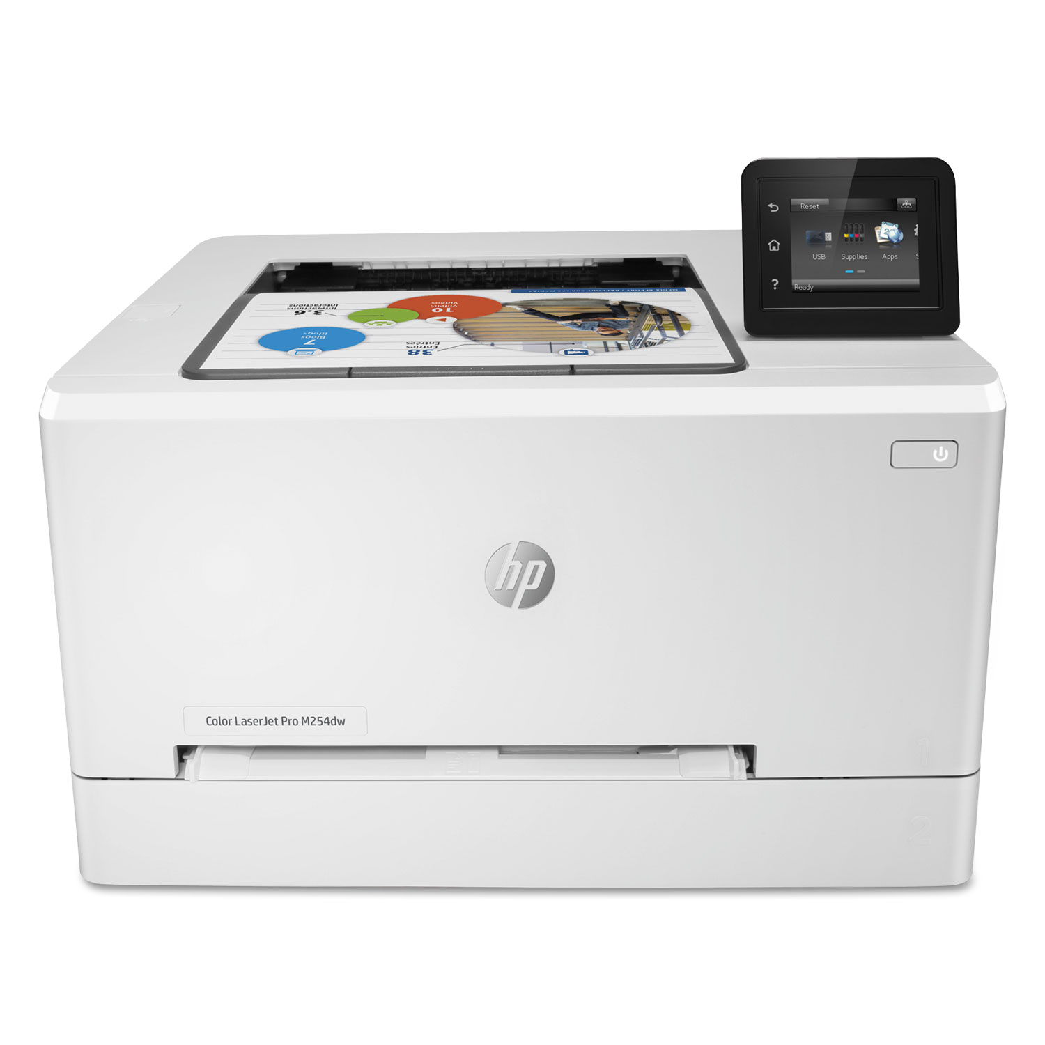  HP T6B60A#BGJ Color LaserJet Pro M254dw Wireless Laser Printer (HEWT6B60A) 