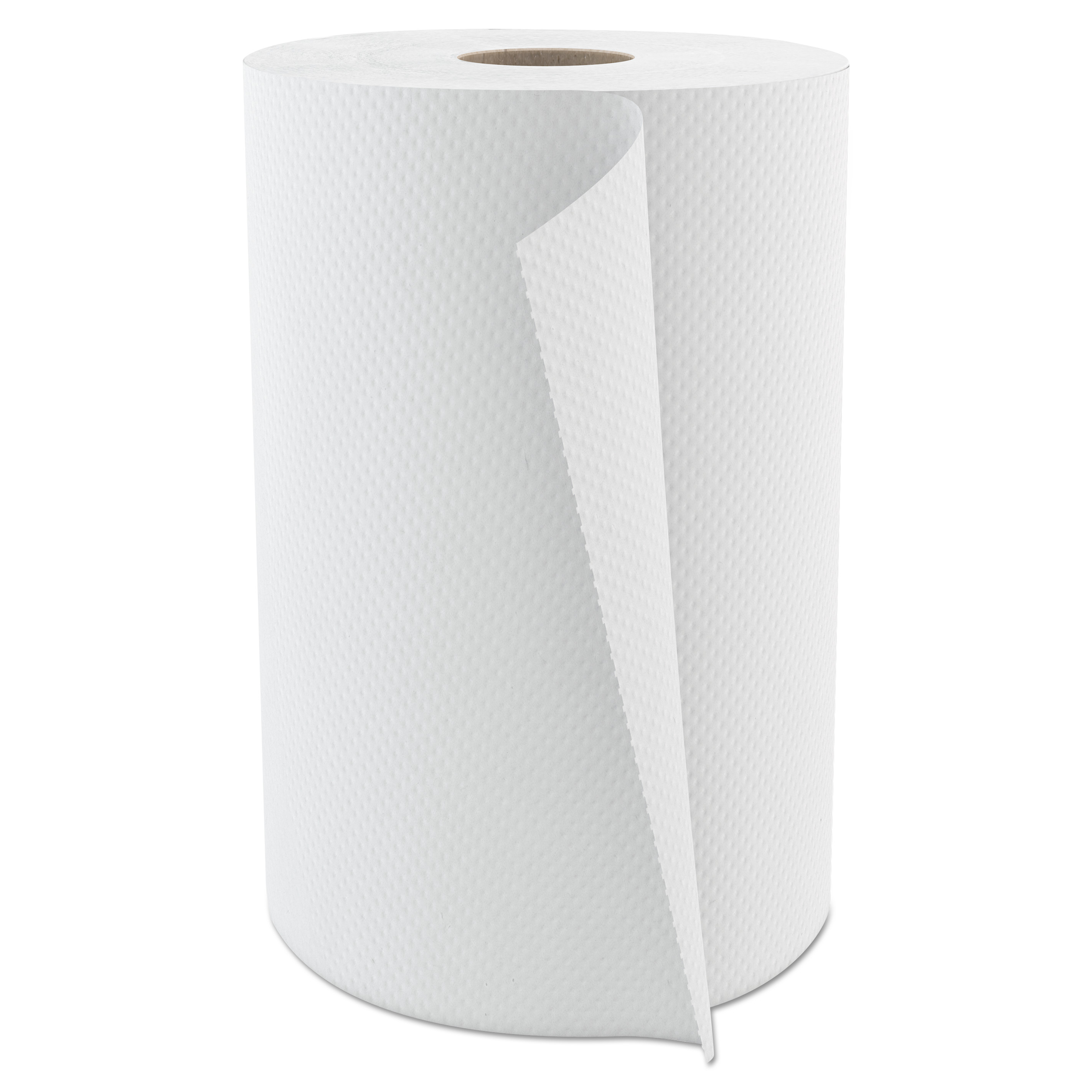 Select Roll Paper Towels, 1-Ply, 7.875 x 600 ft, White, Recycled, 12/Carton