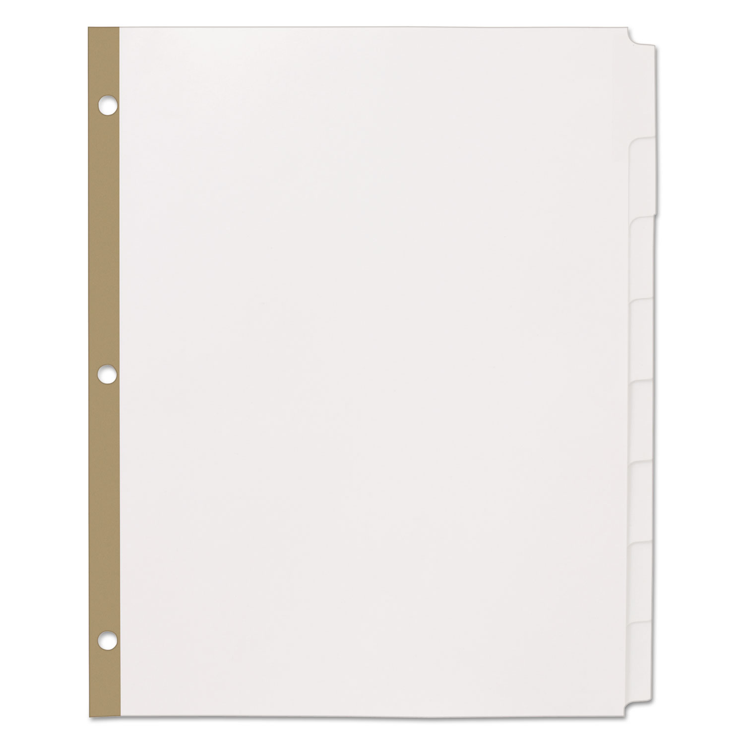 Index Dividers w/White Labels, 9 3/4 x 11 1/2, 8-Tab, 25 Sets