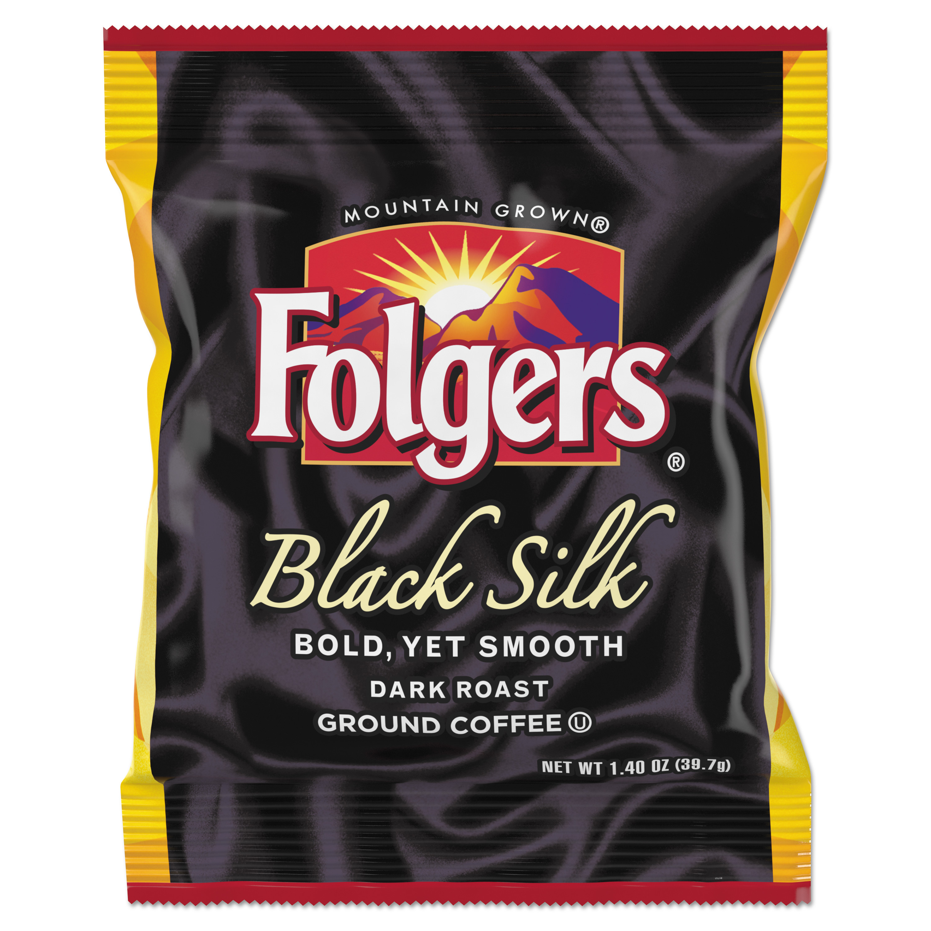  Folgers 2550000019 Coffee, Black Silk, 1.4 oz Packet, 42/Carton (FOL00019) 