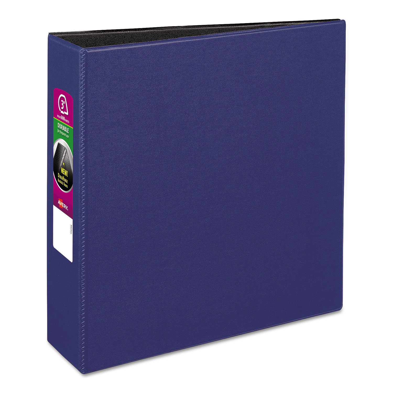  Avery 27651 Durable Non-View Binder with DuraHinge and Slant Rings, 3 Rings, 3 Capacity, 11 x 8.5, Blue (AVE27651) 