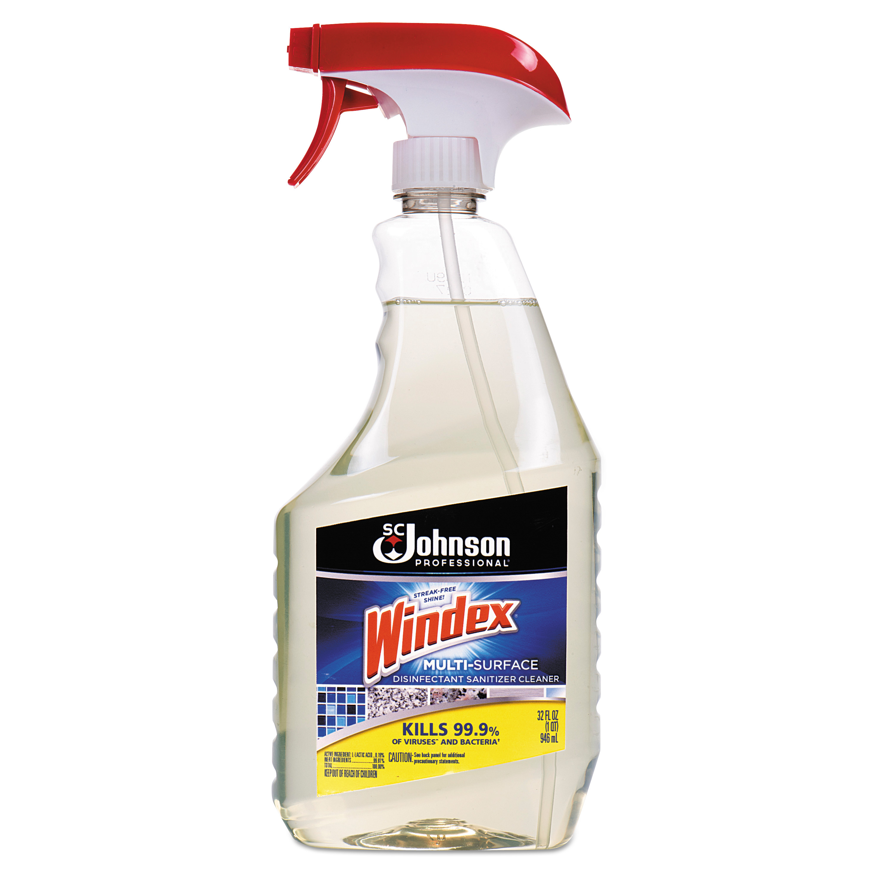  Windex 682266 Multi-Surface Disinfectant Cleaner, Citrus Scent, 32 oz Bottle, 12/Carton (SJN682266) 