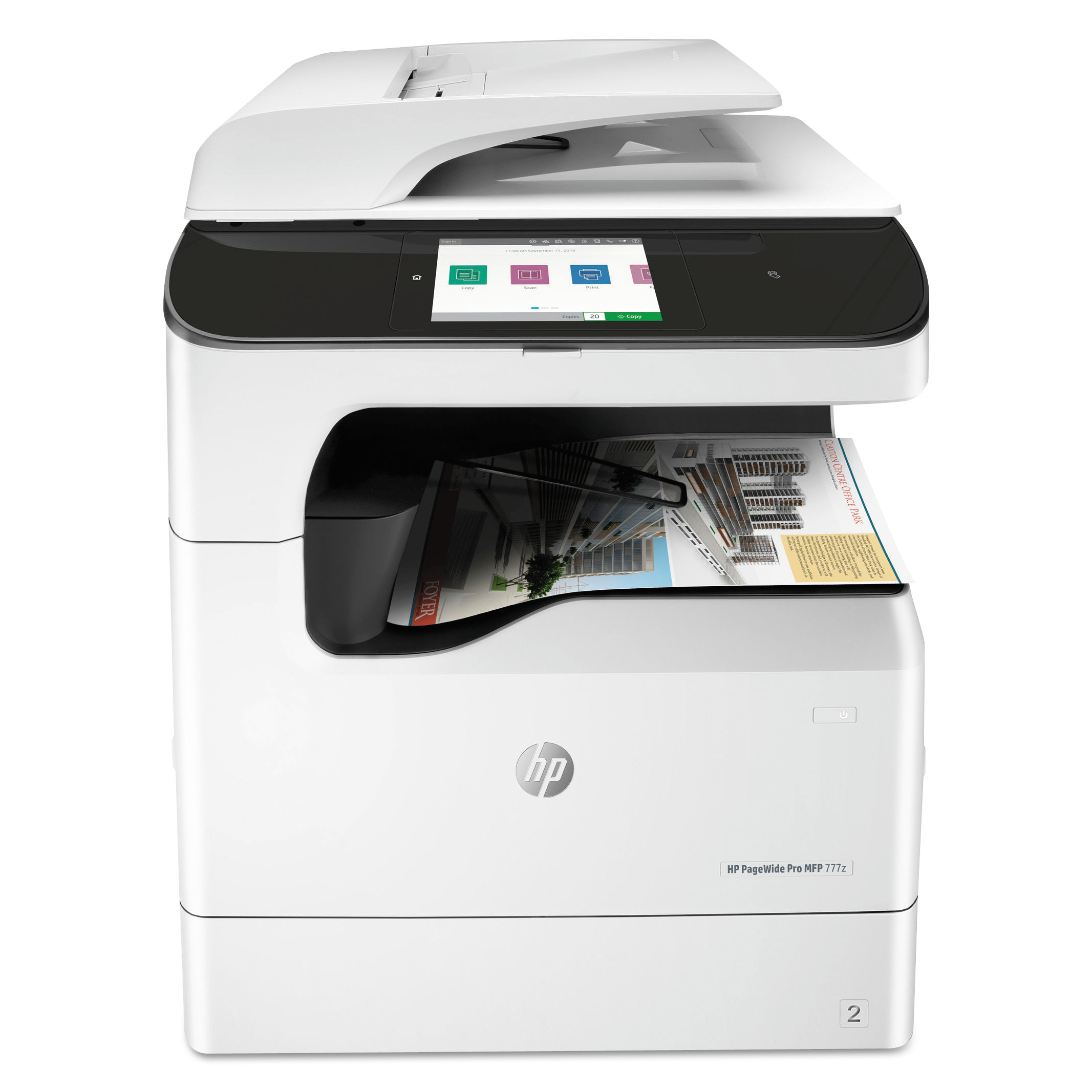  HP Y3Z55A#B1H PageWide Pro 777z Multifunction Printer, Copy/Fax/Print/Scan (HEWY3Z55A) 
