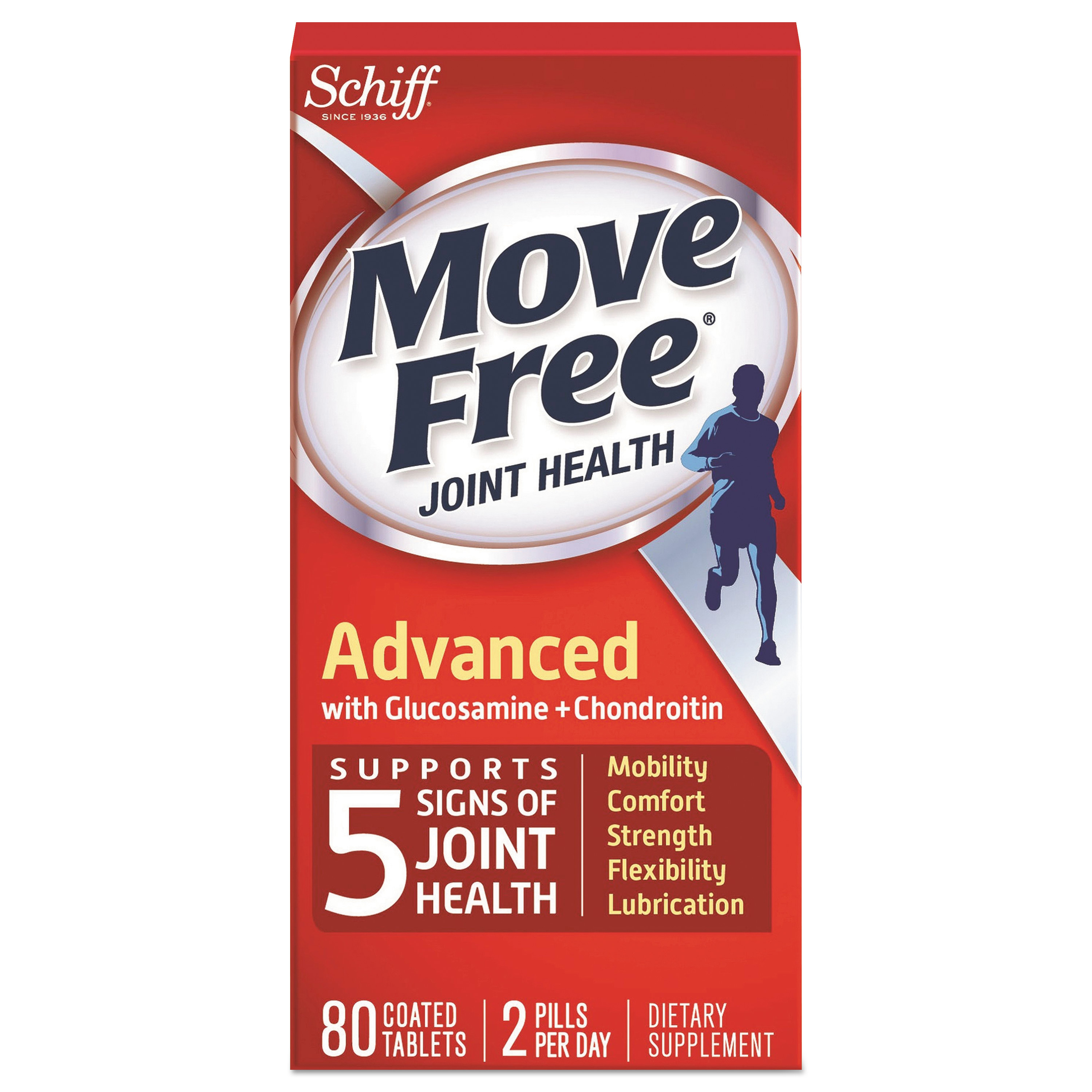  Move Free 20525-97009 Advanced Joint Health Tablet, 80 Tablets (MOV97009EA) 