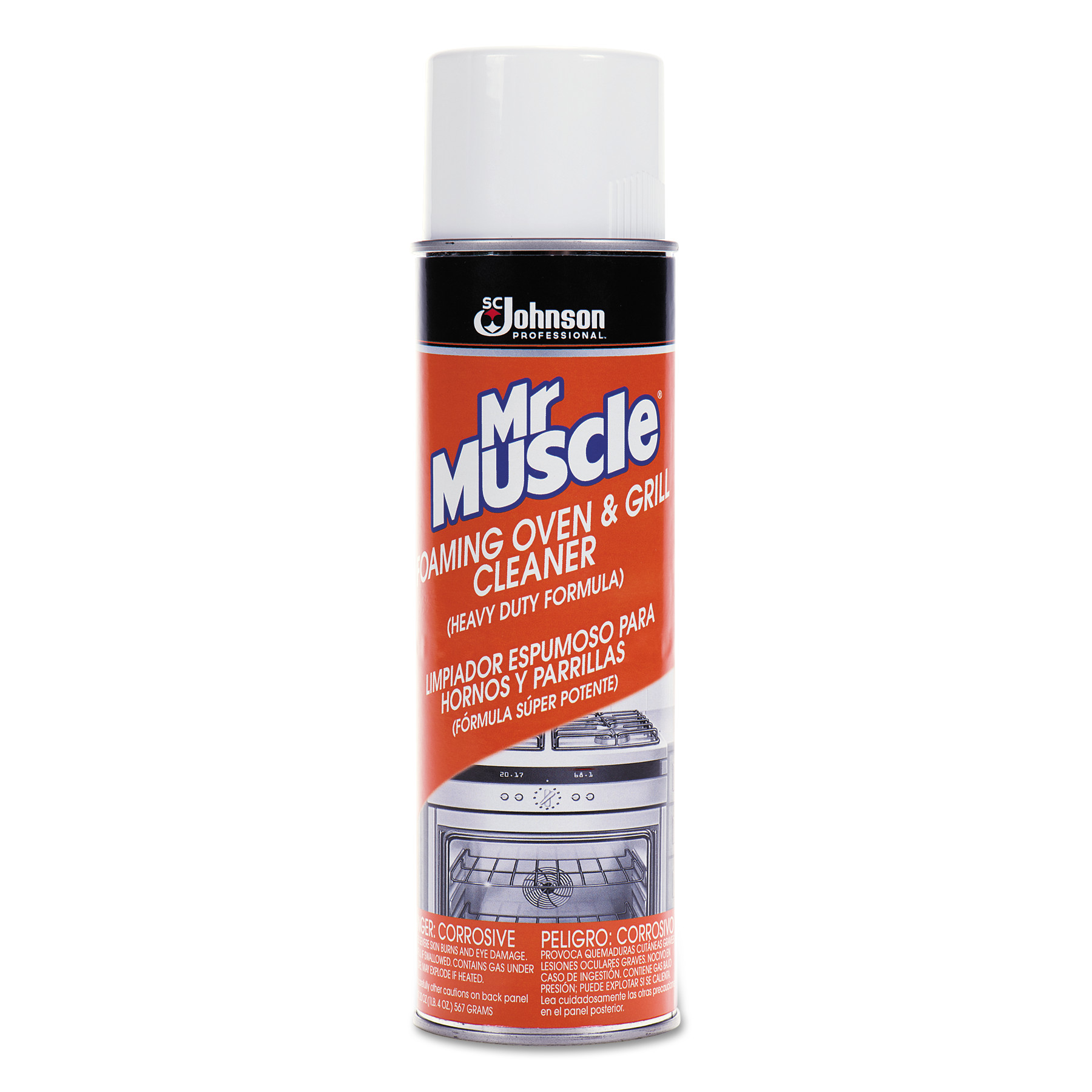  Mr. Muscle 682556 Oven and Grill Cleaner, Solvent-Like Scent, 20 oz Can (SJN682556EA) 