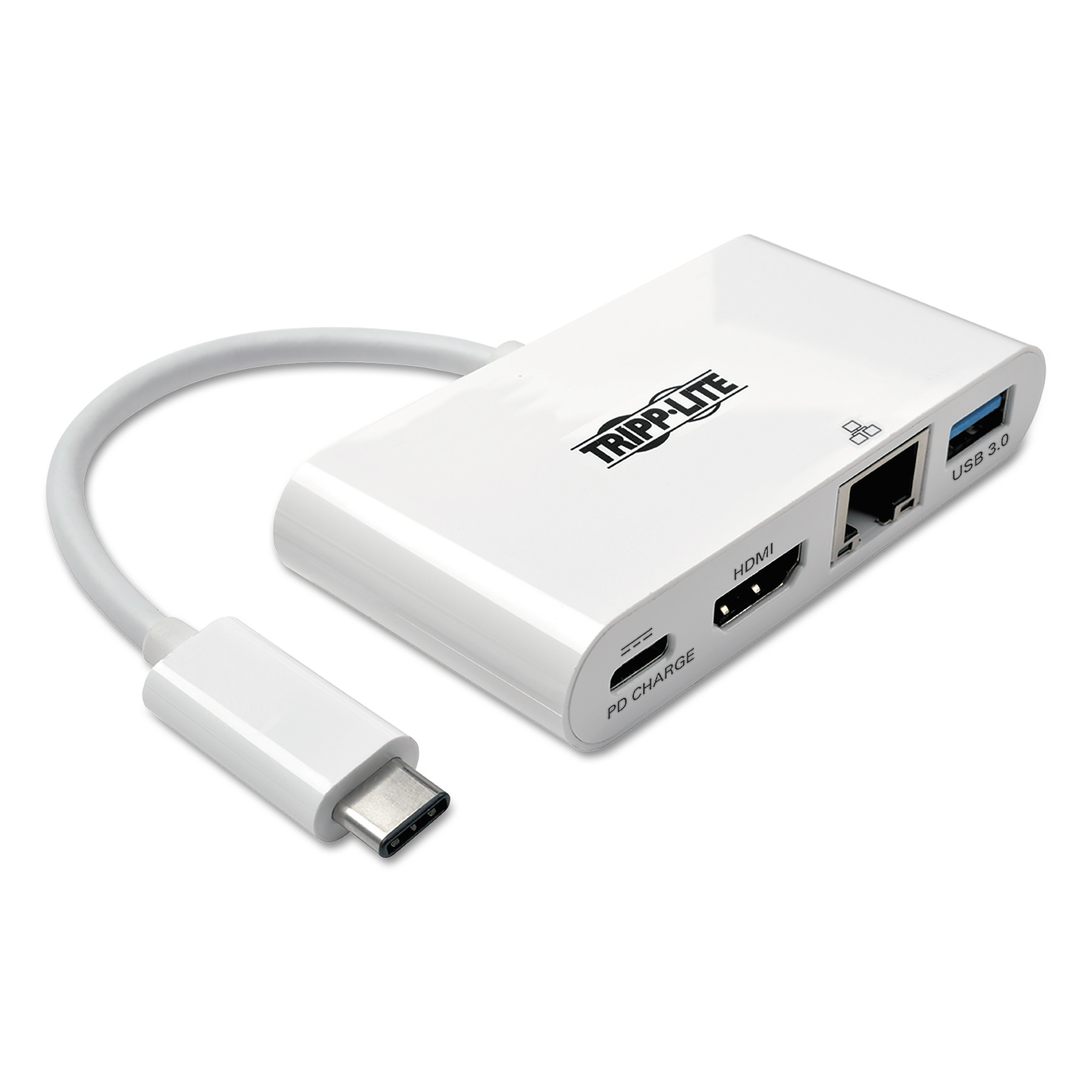  Tripp Lite U444-06N-HGU-C USB 3.1 Gen 1 USB-C to HDMI Adapter, USB-A/USB-C PD Charging/Gigabit Ethernet (TRPU44406NHGUC) 