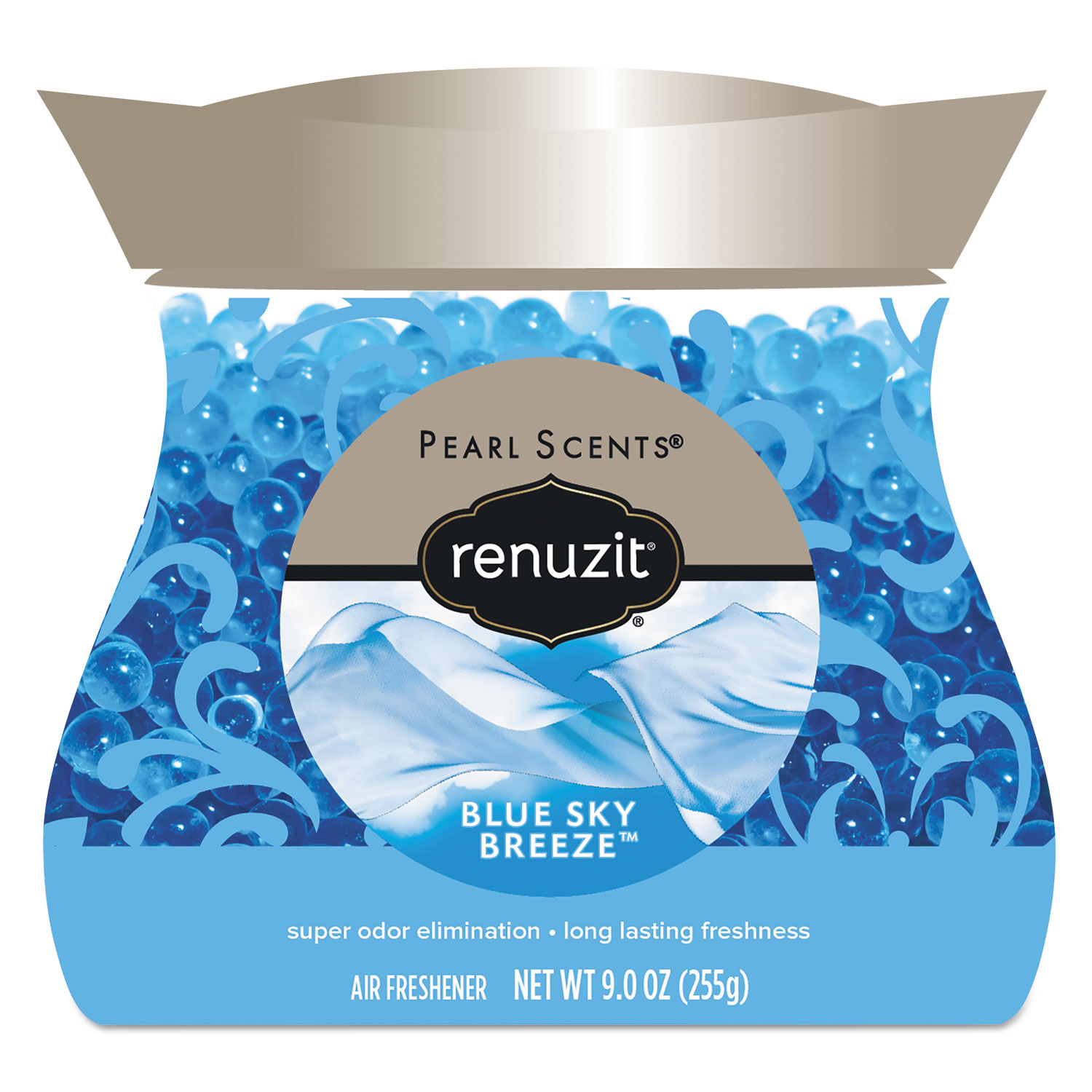 Pearl Scents Odor Neutralizer, Blue Sky Breeze, 9 oz Jar, 8/Carton