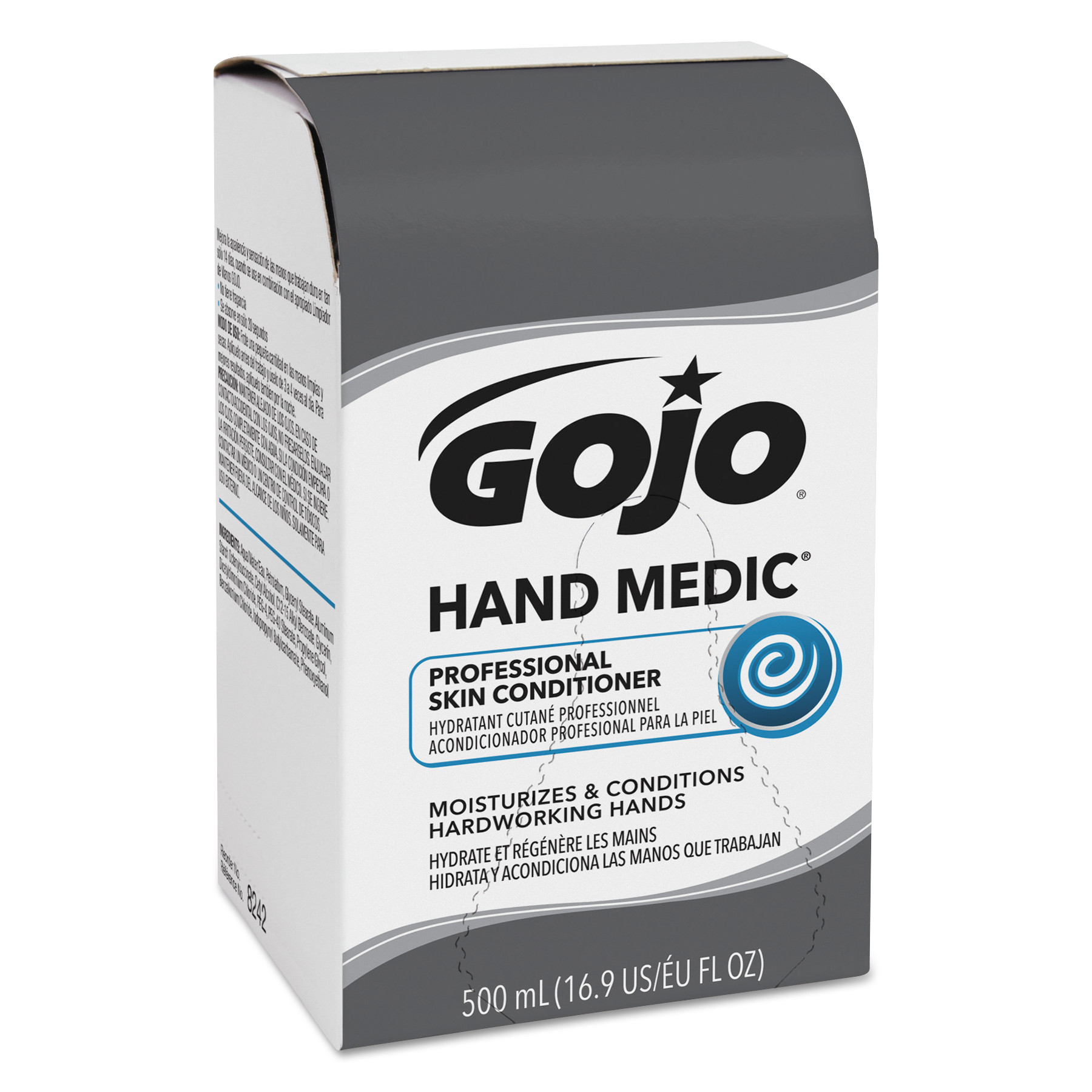  GOJO 8242-06 HAND MEDIC Professional Skin Conditioner, 500 mL Refill, 6/Carton (GOJ8242) 