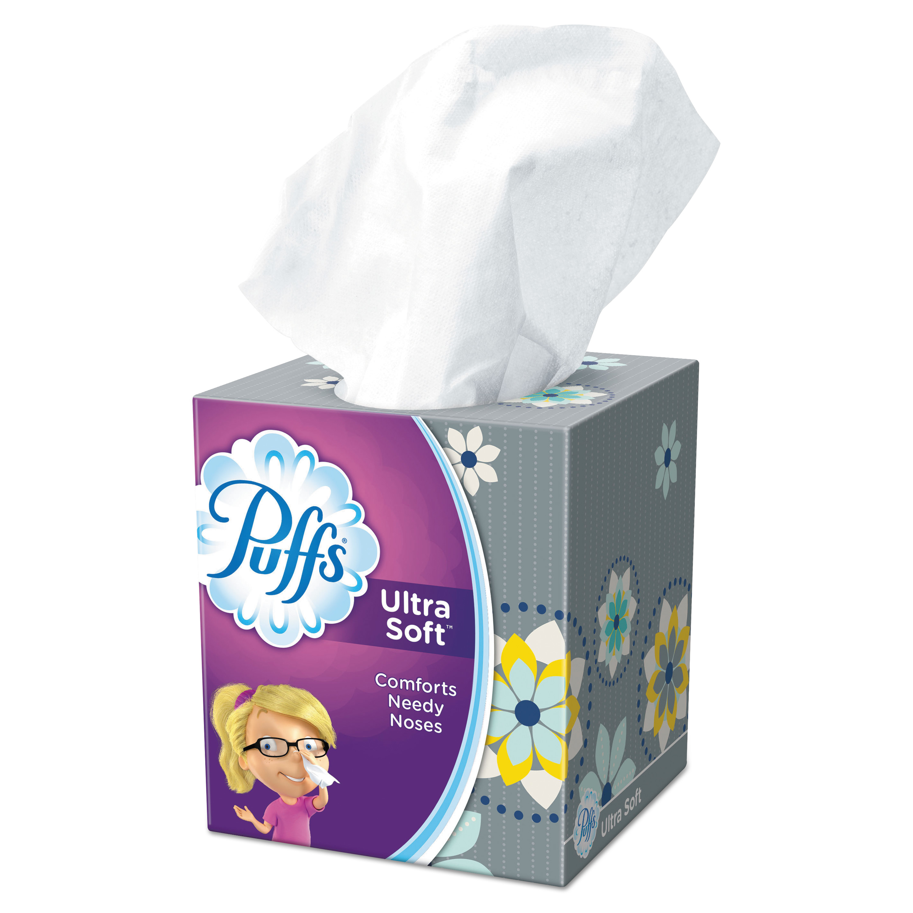 Soothing Lotion™ Facial Tissues Cube Box for Runny Noses