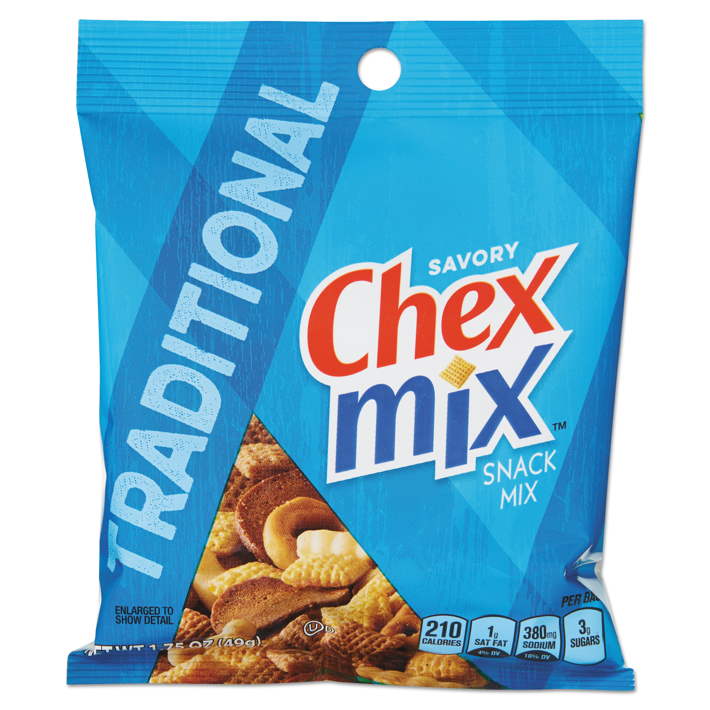  Chex Mix 1160588 Varieties, Traditional, 1.75 oz Pack, 42/Carton (GNM1160588) 