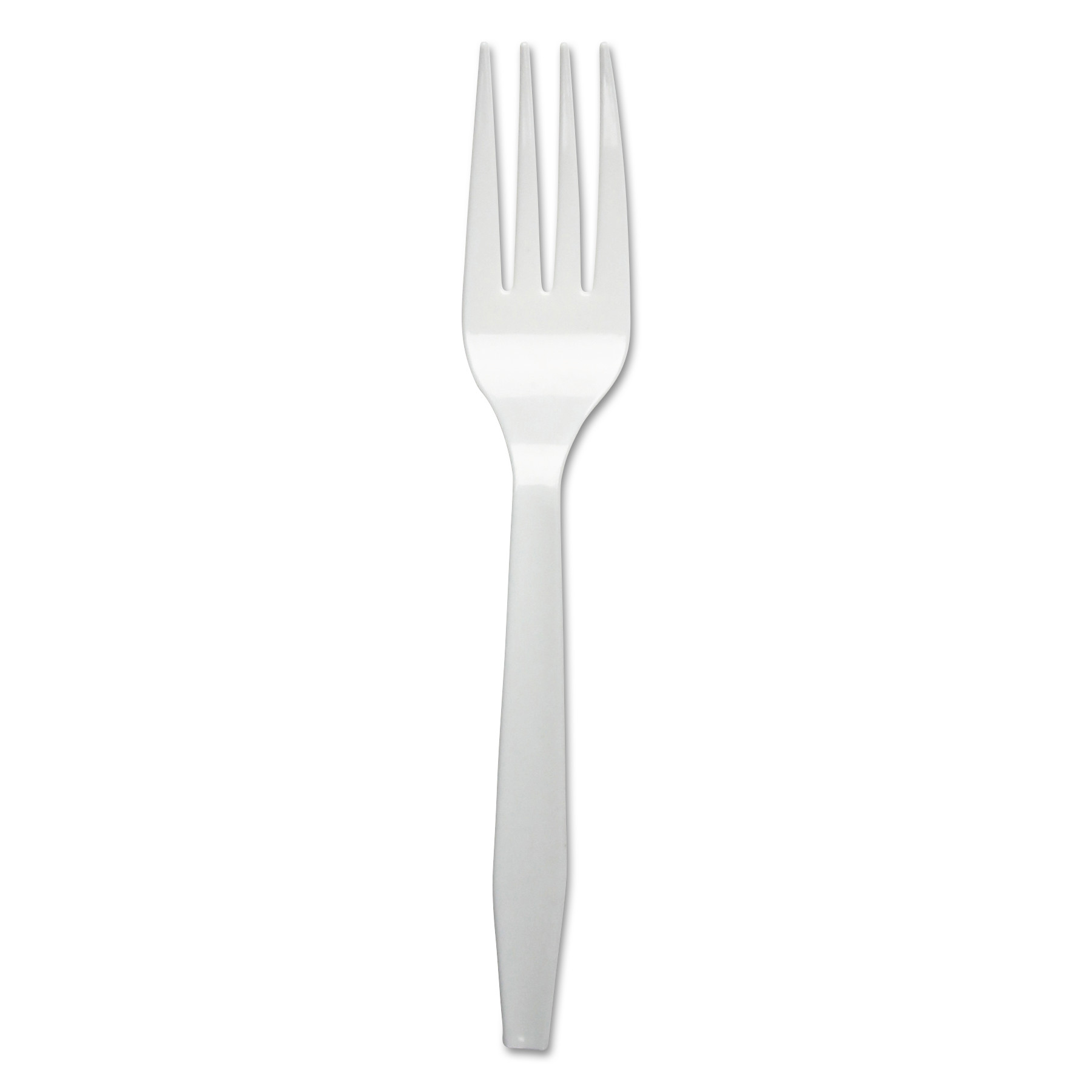  Boardwalk BWKFORKMWPS Mediumweight Polystyrene Cutlery, Fork, White, 1000/Carton (BWKFORKMWPS) 