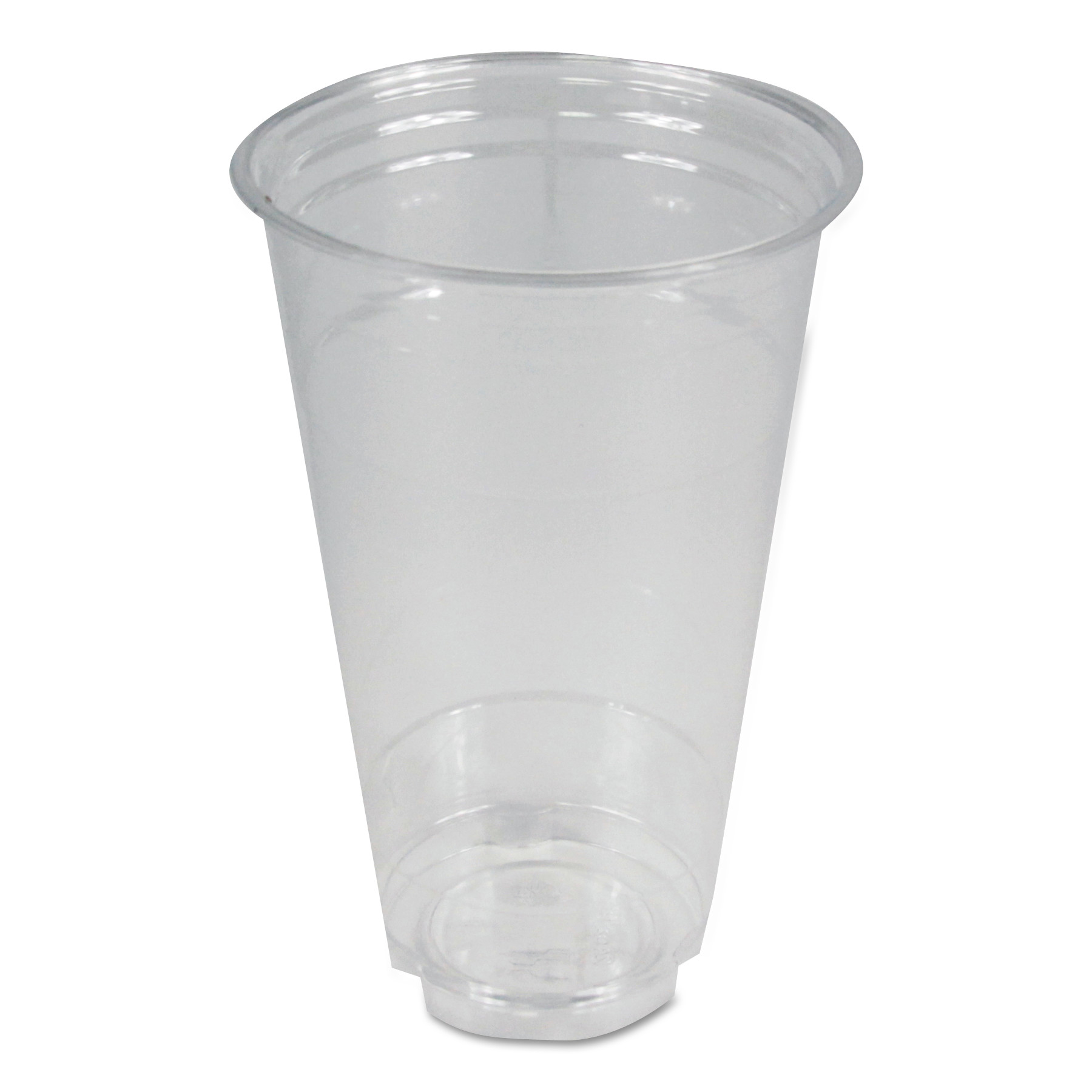 Clear Plastic Cold Cups, 24 oz, PET, 600/Carton