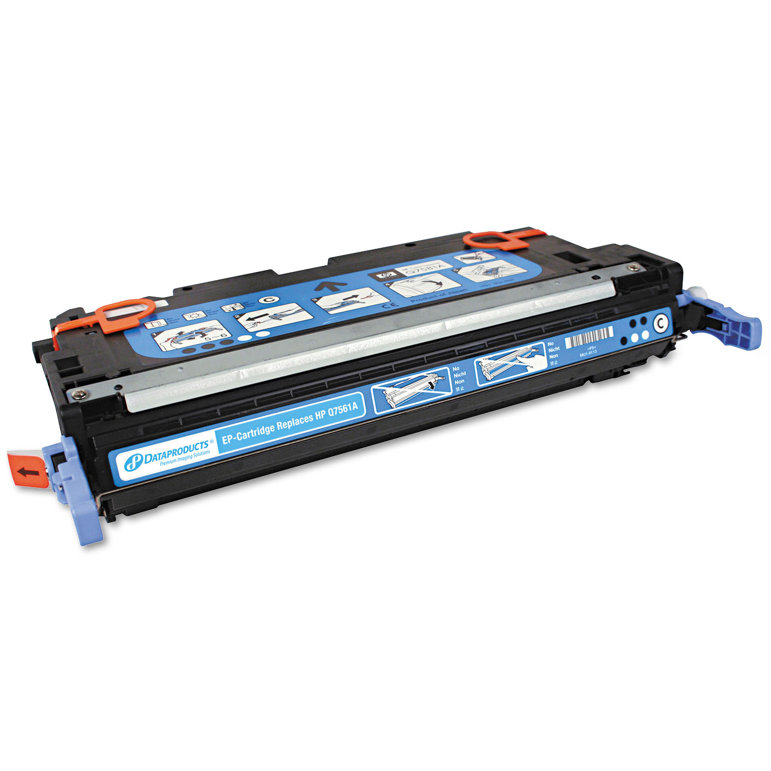 Remanufactured Q7581A (503A) Toner, 6000 Page-Yield, Cyan
