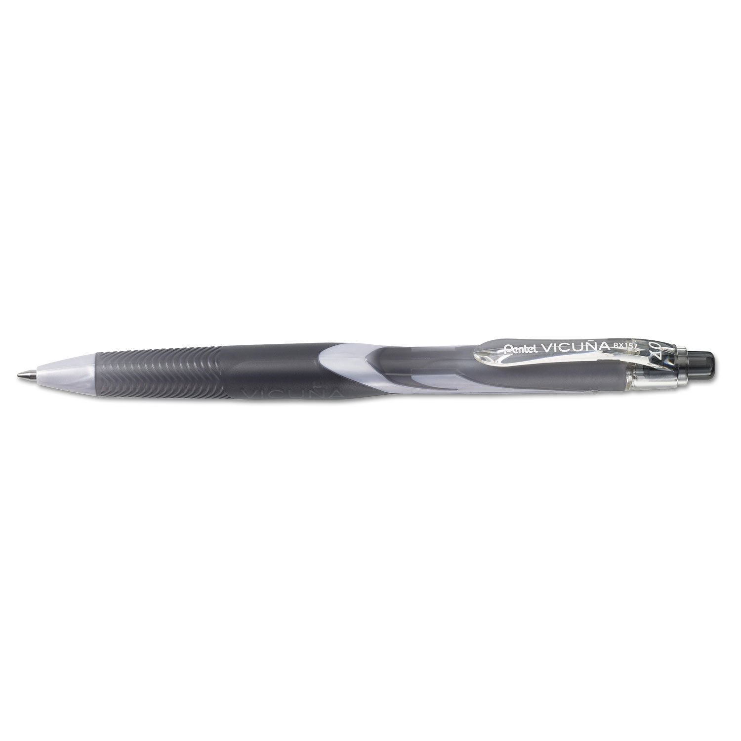 Vicua Advanced Ink Ballpoint Pen, .7mm, Black Barrel/Ink, Dozen