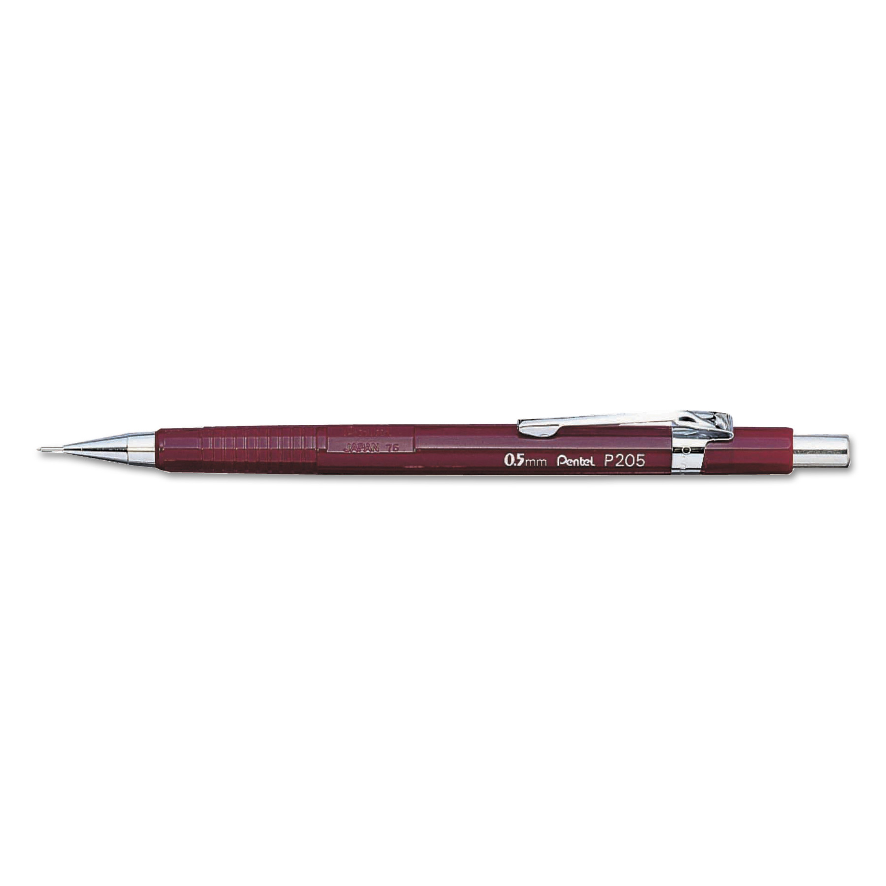 Sharp Mechanical Drafting Pencil, 0.5 mm, Burgundy Barrel