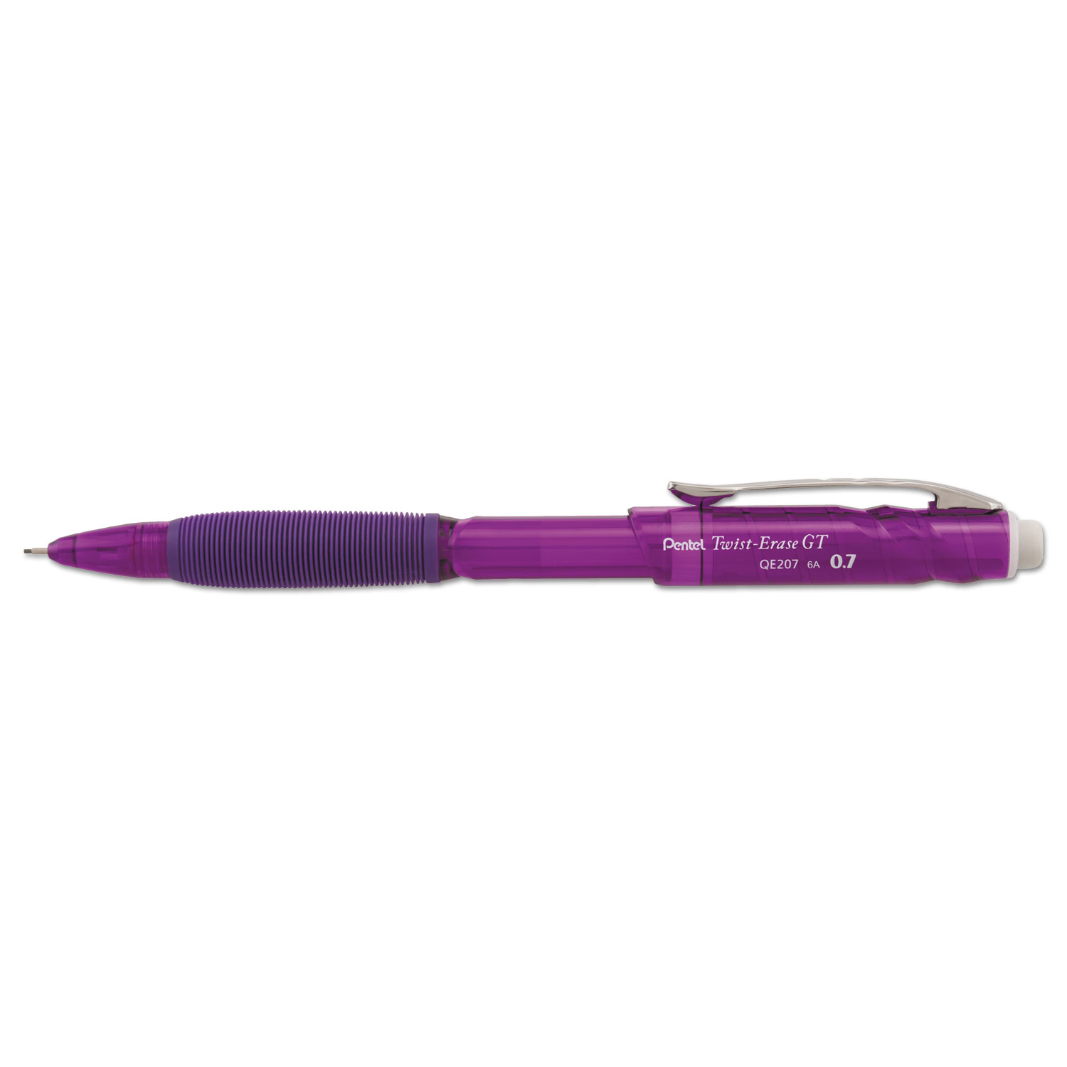 Twist-Erase GT Pencils, 0.7 mm, Violet
