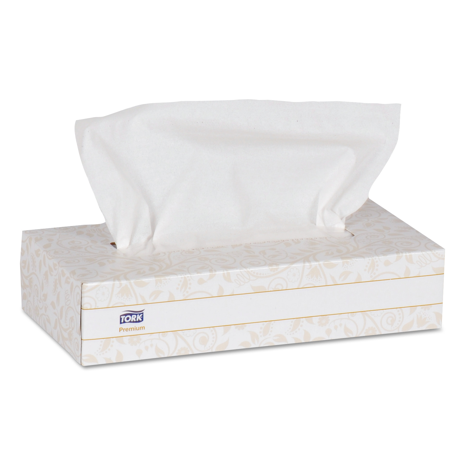 Premium Facial Tissue, 2-Ply, White, 100 Sheets/Box, 30 Boxes/Carton