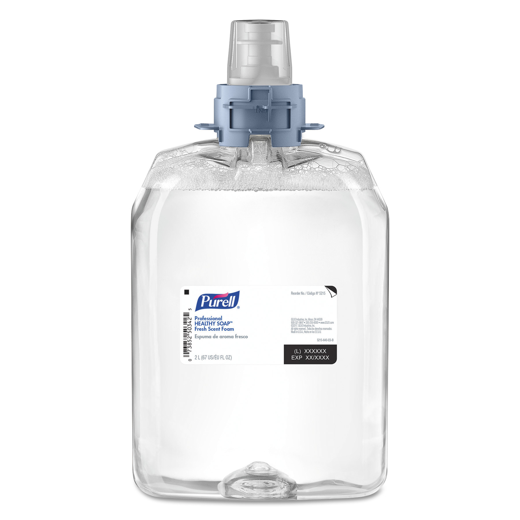  PURELL 5215-02 Professional HEALTHY SOAP Fresh Scent Foam, 2000 mL, 2/CT (GOJ521502) 