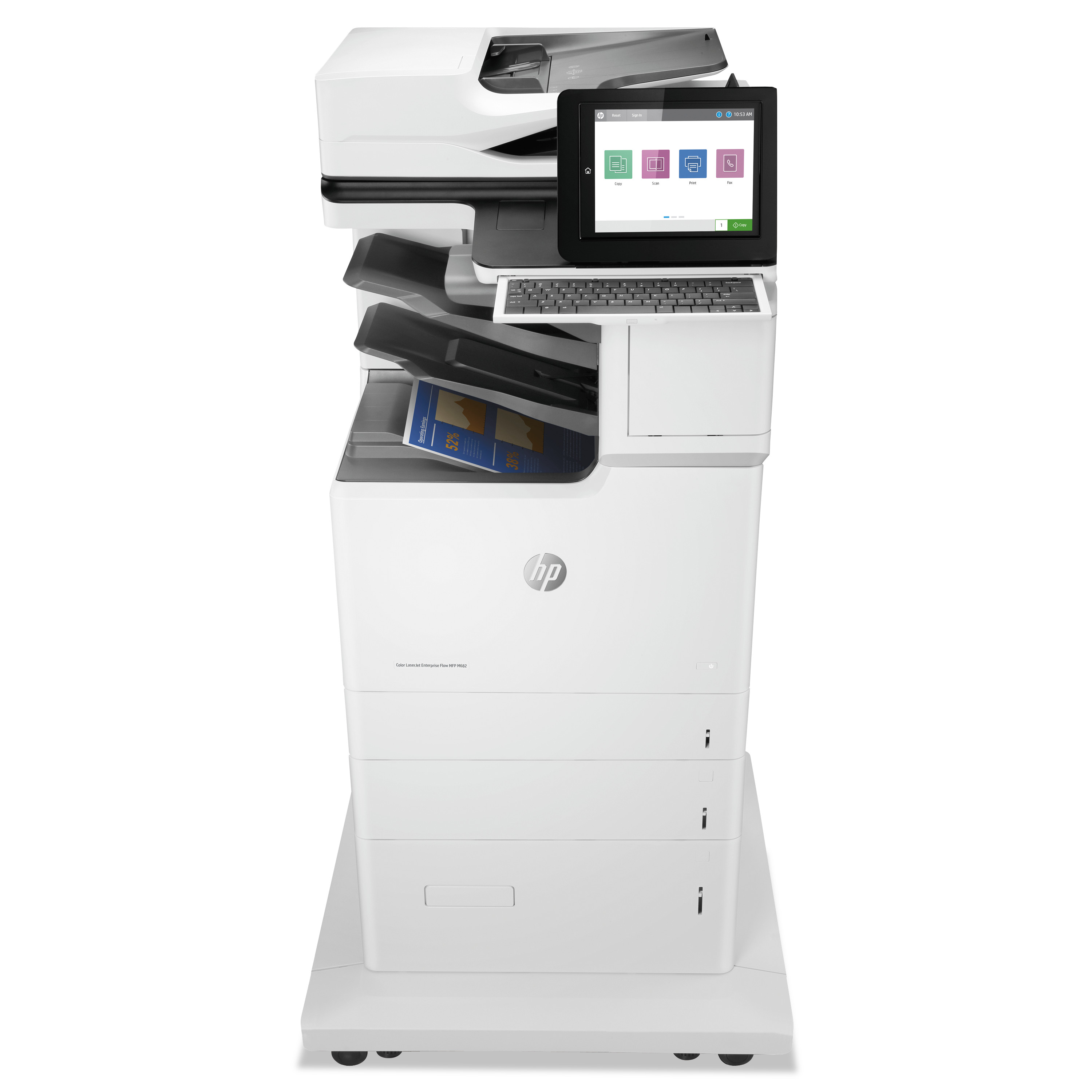  HP J8A17A#BGJ Color LaserJet Enterprise Flow MFP M682z, Copy/Fax/Print/Scan (HEWJ8A17A) 