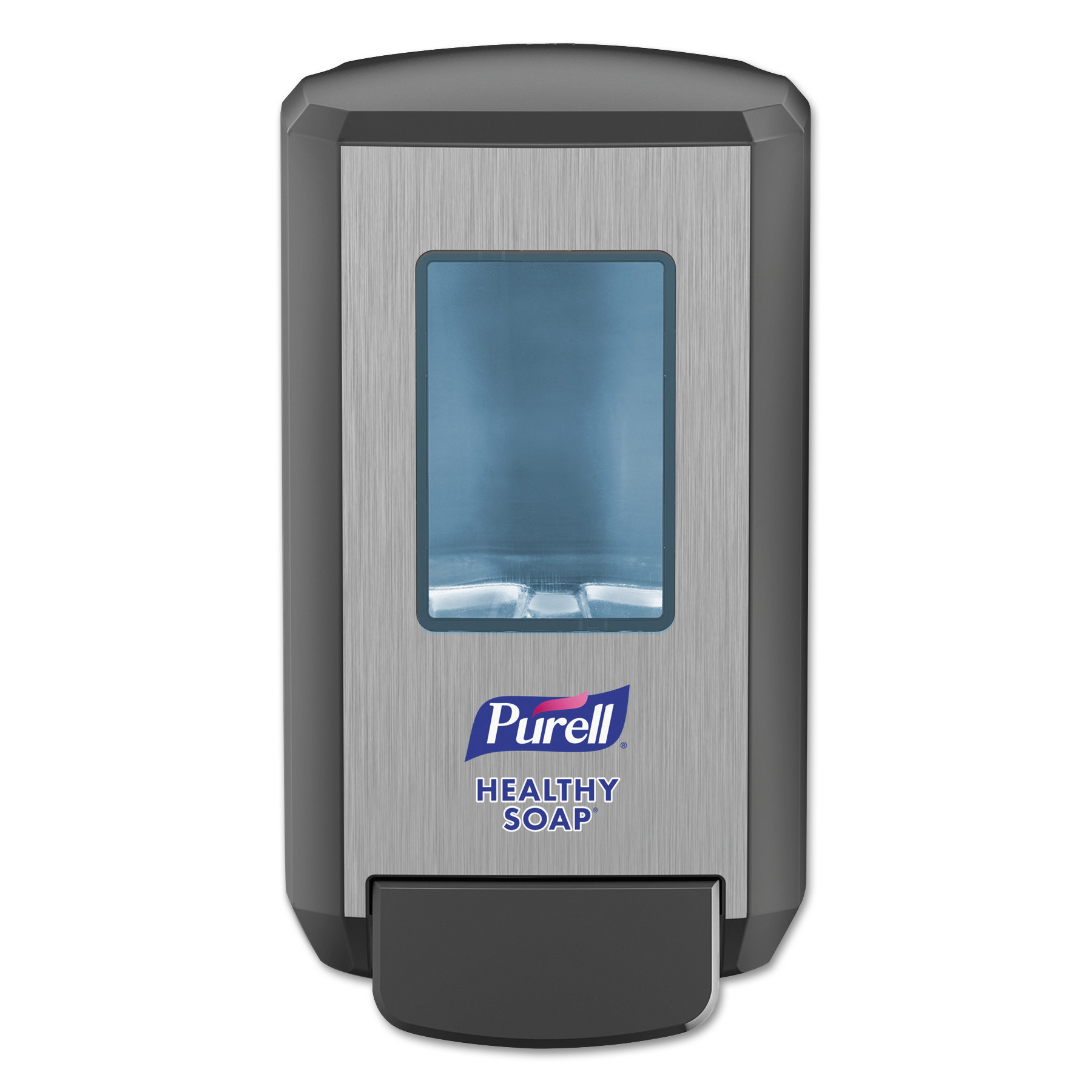 CS4 Soap Push-Style Dispenser, 1250mL, 4.88 x 8.19 x 11.38, Graphite