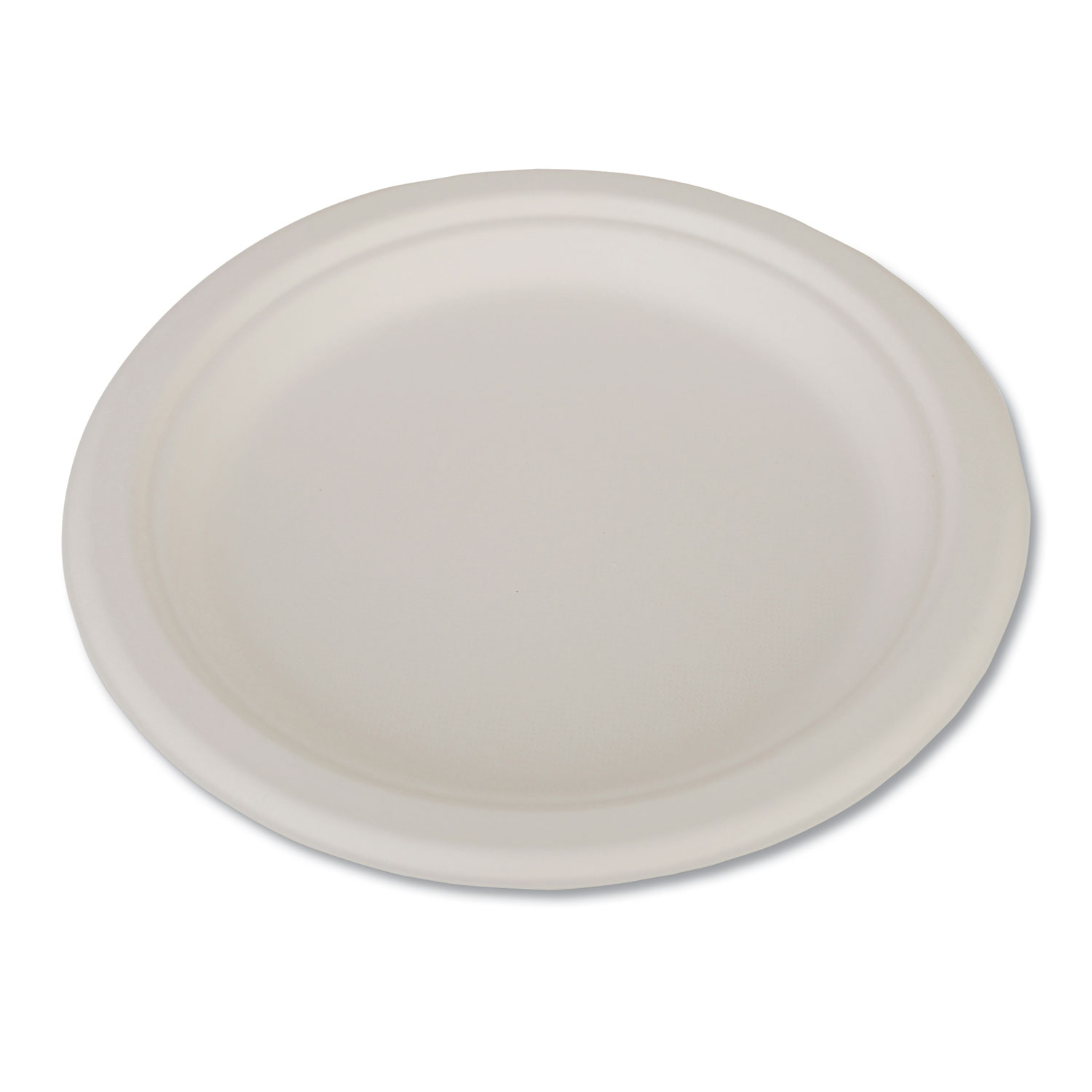  SCT SCH 18140 ChampWare Heavyweight Bagasse Dinnerware, Plate, 9, White, 500/Carton (SCH18140) 