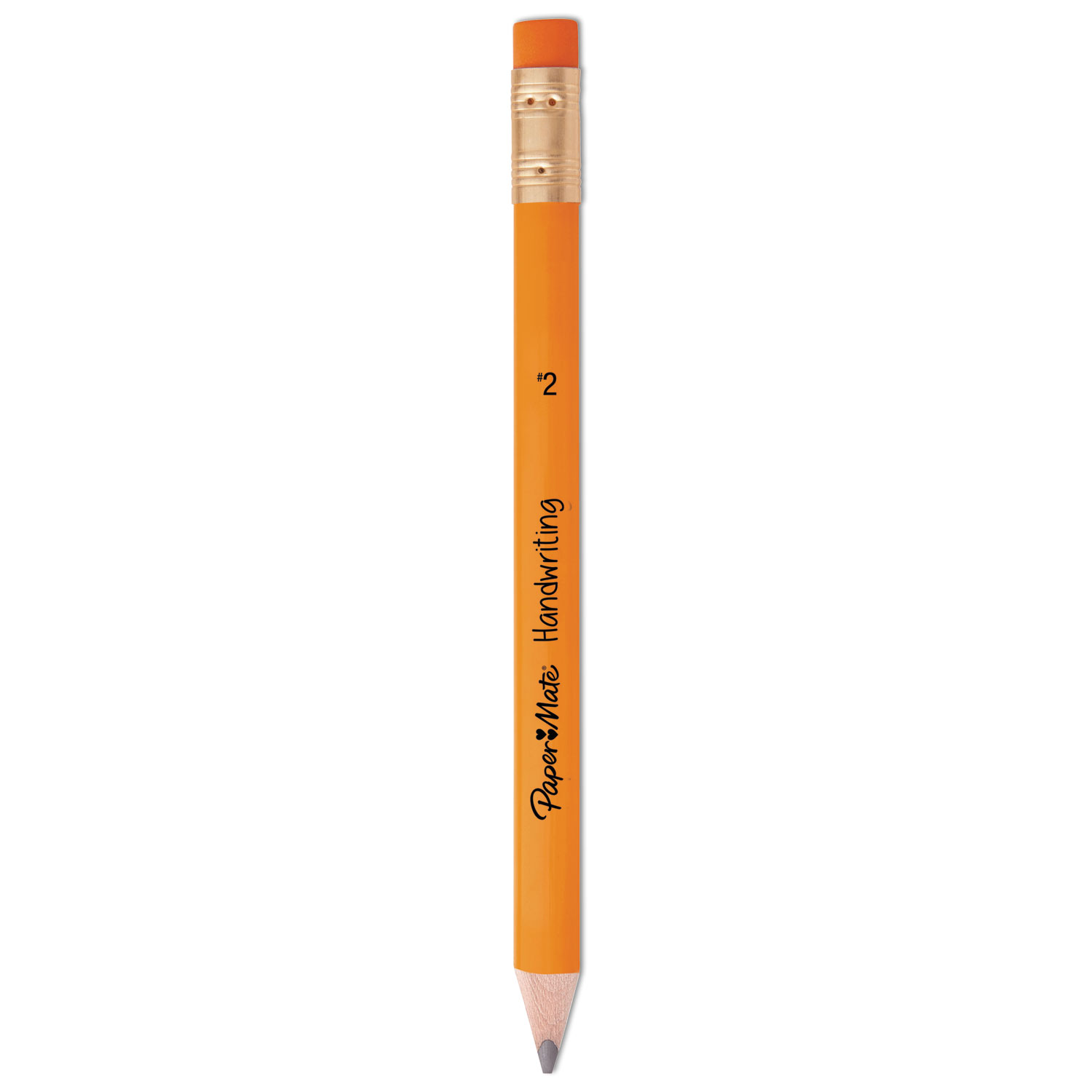Handwriting Woodcase Pencils, HB, #2, Orange Barrel, 12/Pack