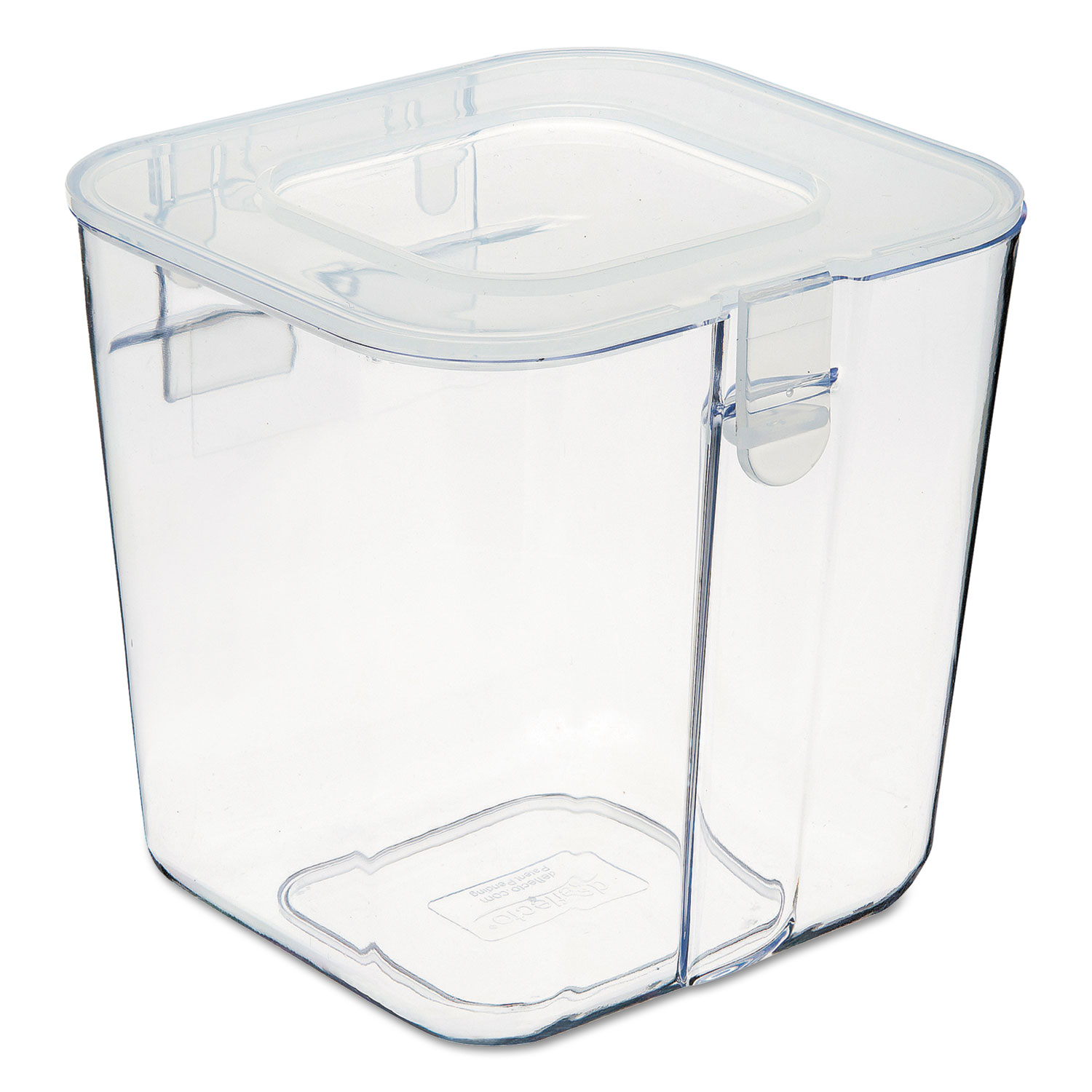 Stackable Caddy Organizer with S, M and L Containers, Plastic, 10.5 x 14 x  6.5, White Caddy/Clear Containers