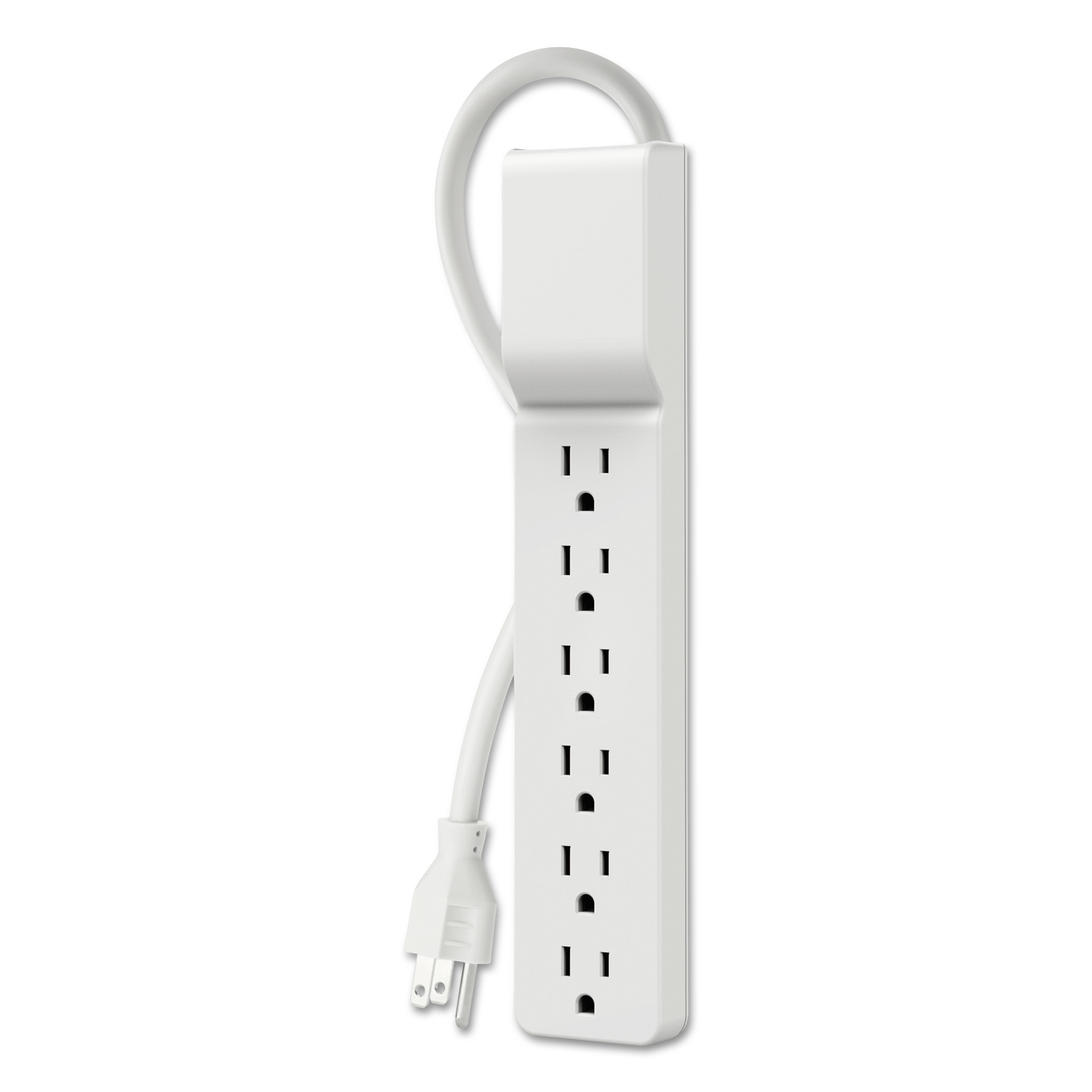  Belkin BE106000-10 Home/Office Surge Protector, 6 Outlets, 10 ft Cord, 720 Joules, White (BLKBE10600010) 