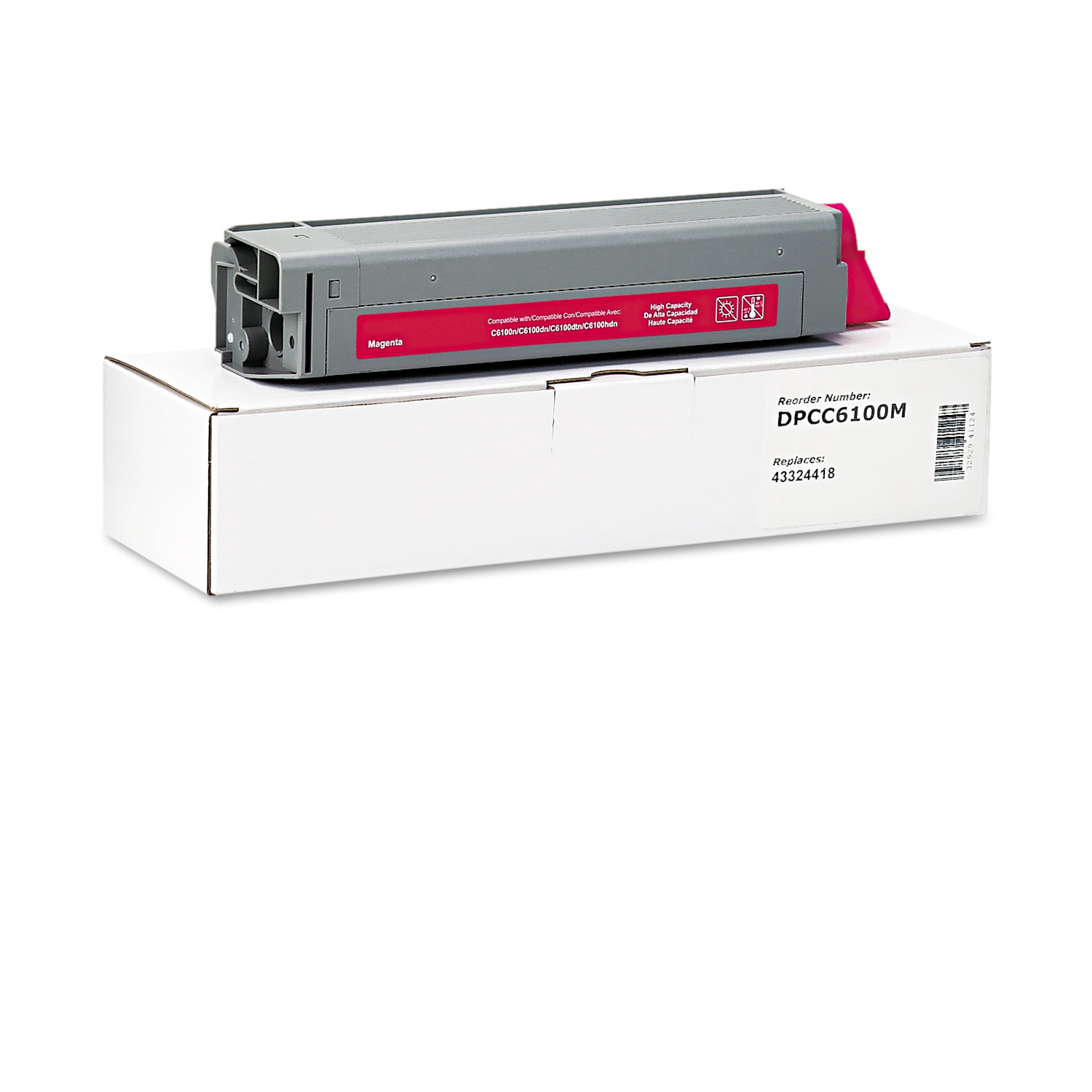 DPCC6100M Compatible High-Yield Toner, 5000 Page-Yield, Magenta