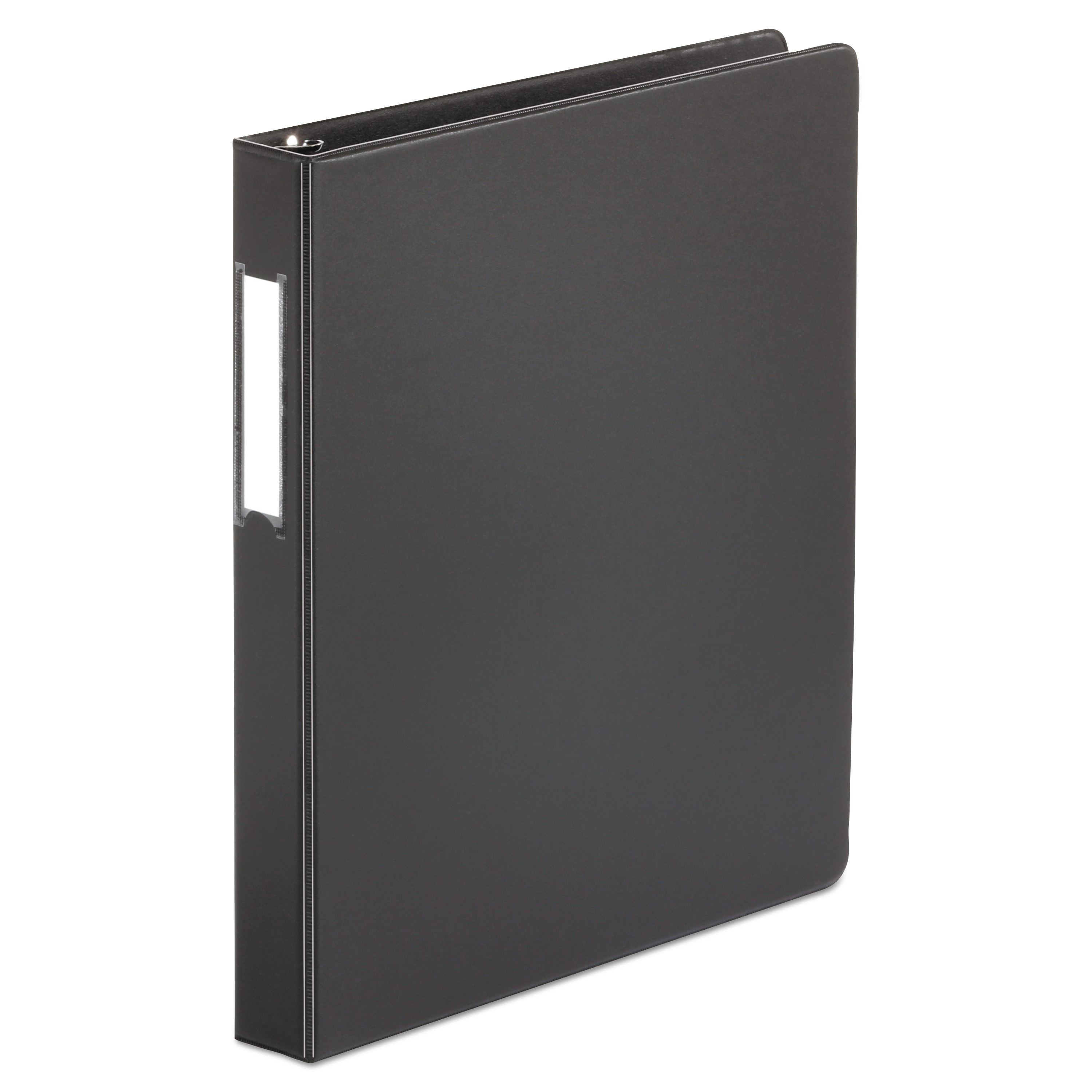  Universal UNV20761 Deluxe Non-View D-Ring Binder with Label Holder, 3 Rings, 1 Capacity, 11 x 8.5, Black (UNV20761) 