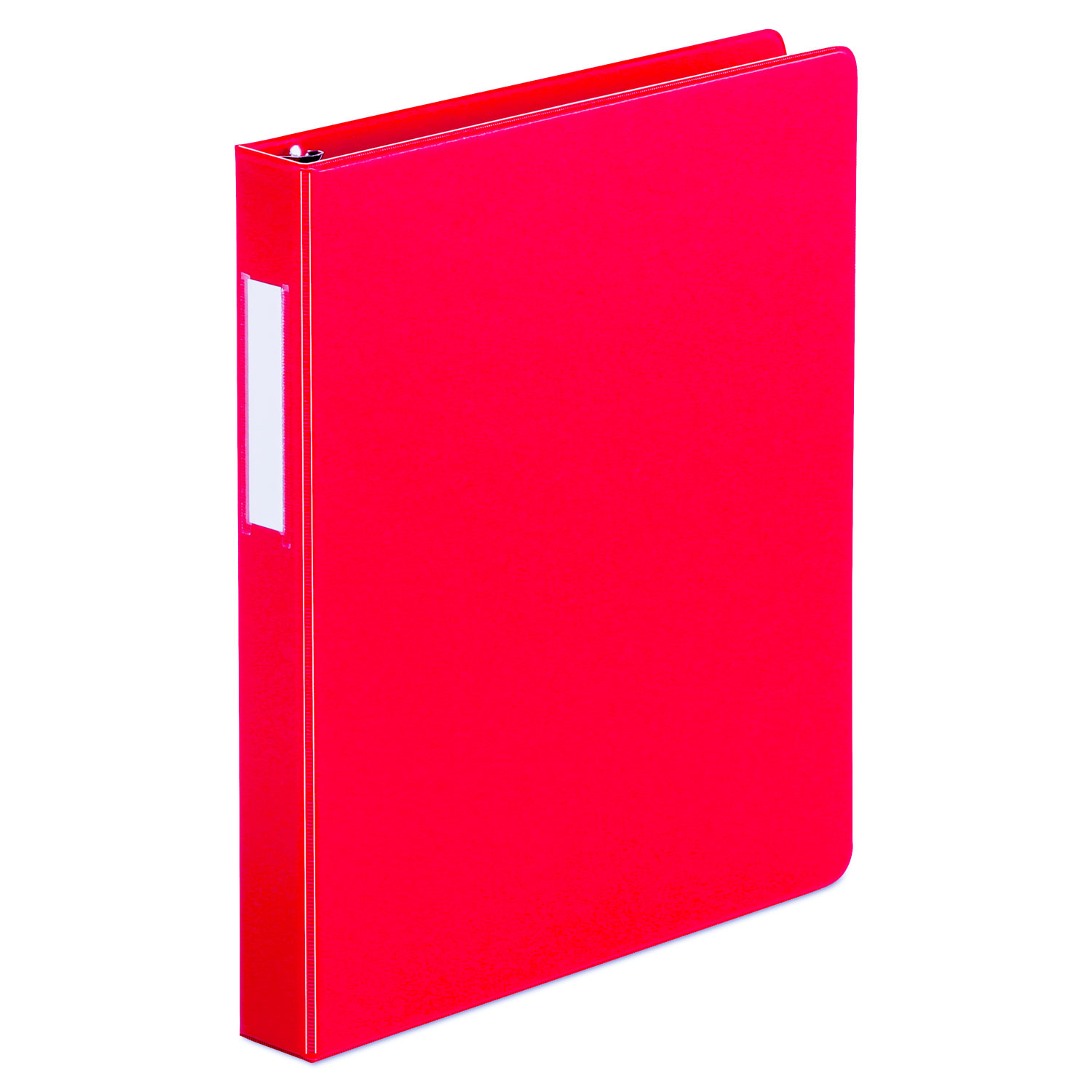  Universal UNV20763 Deluxe Non-View D-Ring Binder with Label Holder, 3 Rings, 1 Capacity, 11 x 8.5, Red (UNV20763) 