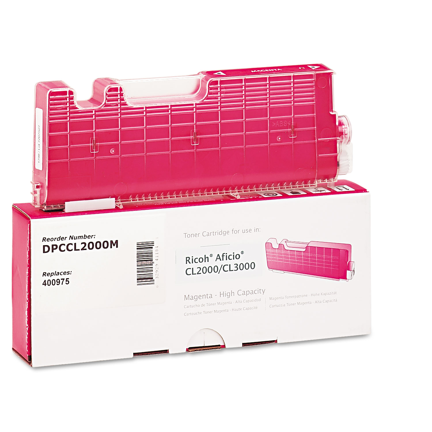 Compatible with 400975 Toner, 5000 Page-Yield, Magenta