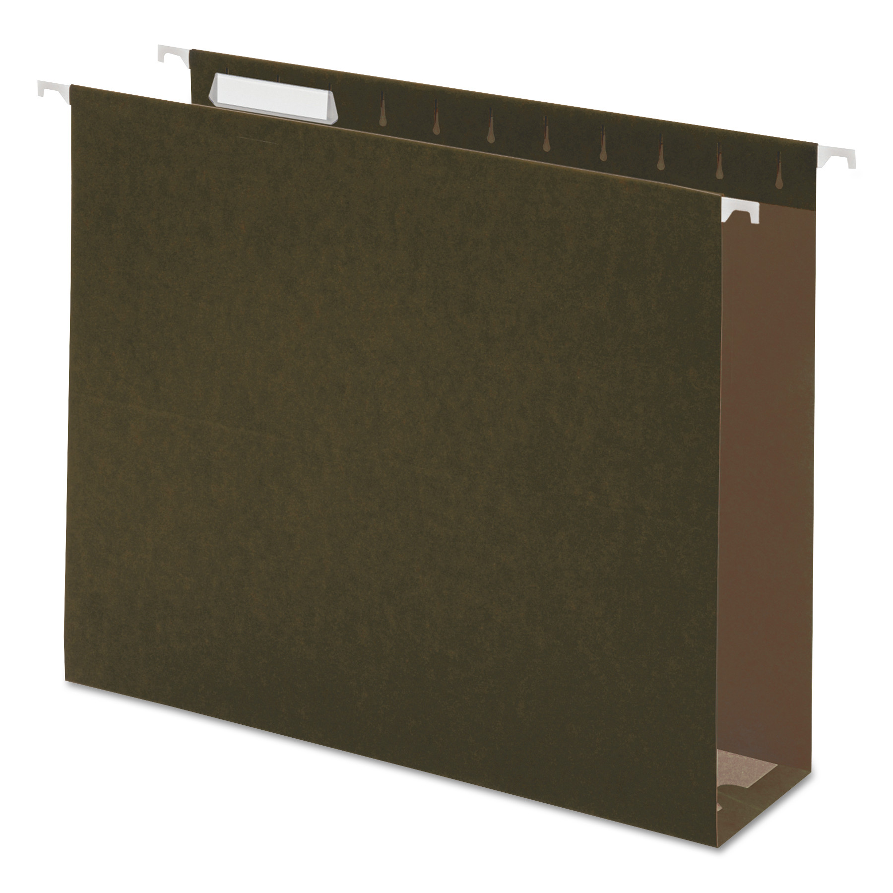  Universal UNV14143 Box Bottom Hanging File Folders, Letter Size, 1/5-Cut Tab, Standard Green, 25/Box (UNV14143) 