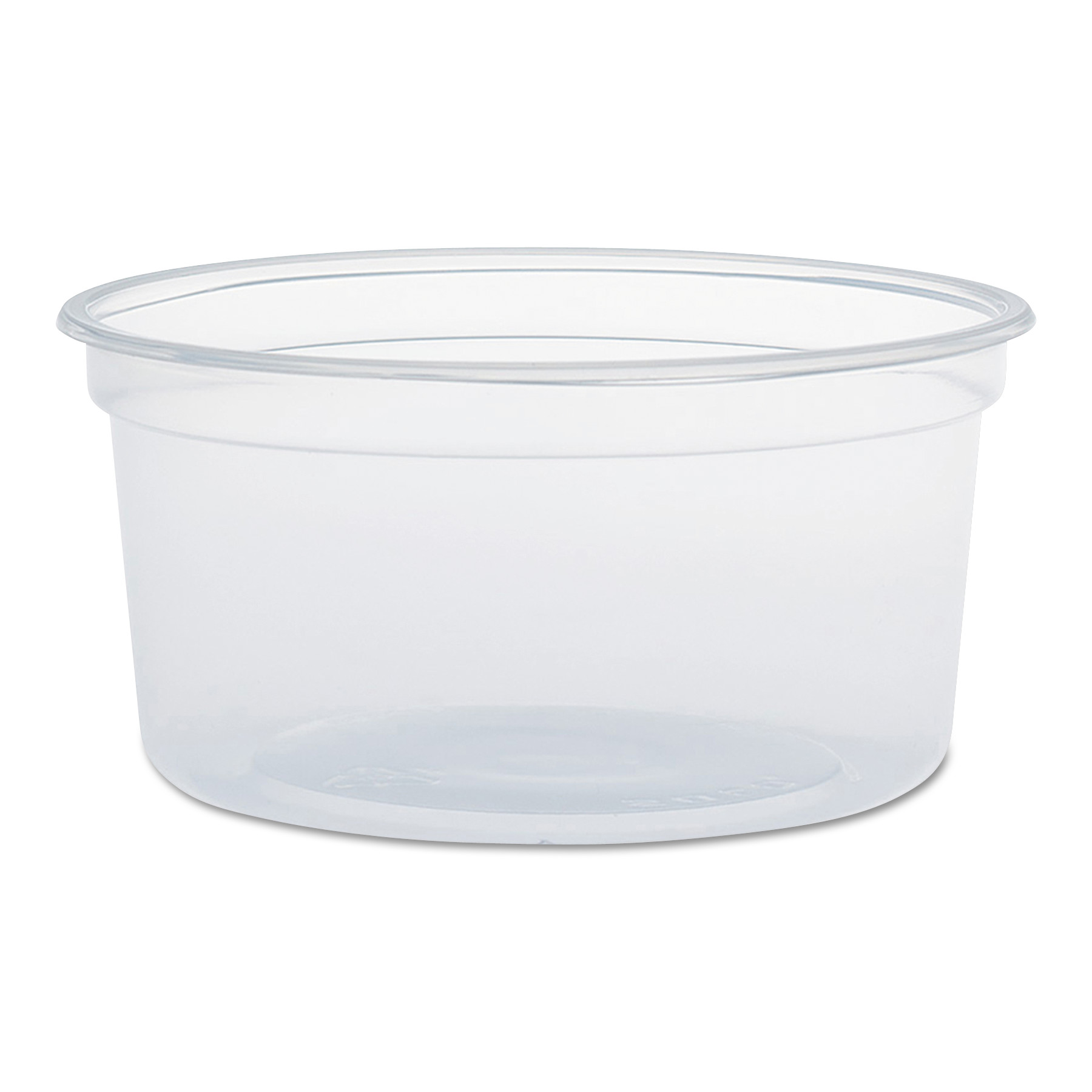 MicroGourmet Food Containers, 12 oz, Clear, 500/Carton
