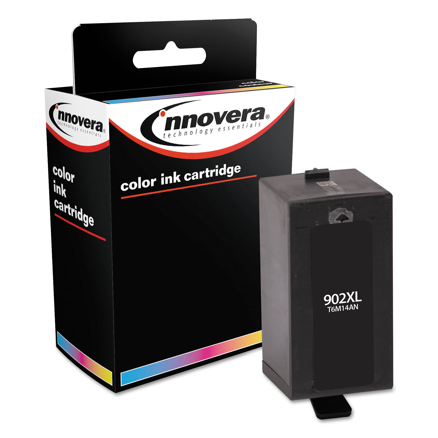  Innovera IVR902XLB Remanufactured T6M14AN (902XL) High-Yield Ink, 825 Page-Yield, Black (IVR902XLB) 