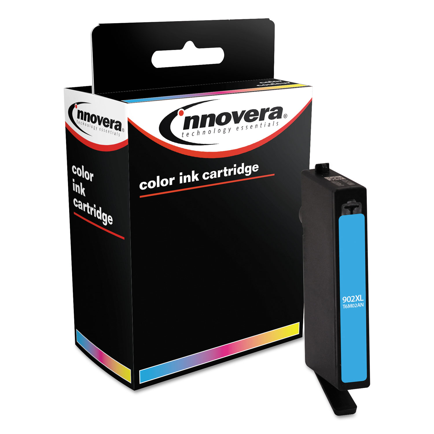  Innovera IVR902XLC Remanufactured T6M02AN (902XL) High-Yield Ink, 825 Page-Yield, Cyan (IVR902XLC) 