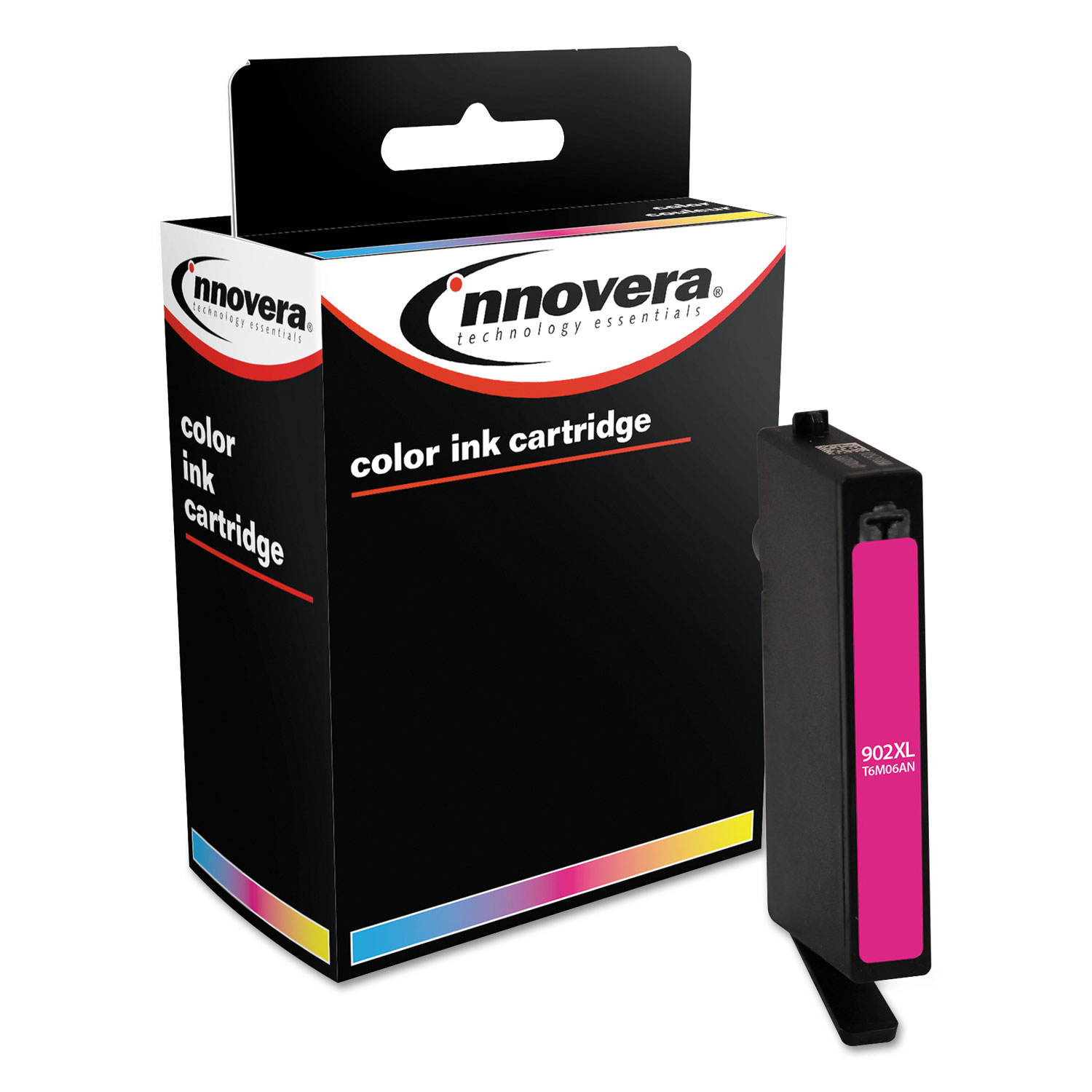  Innovera IVR902XLM Remanufactured T6M06AN (902XL) High-Yield Ink, 825 Page-Yield, Magenta (IVR902XLM) 