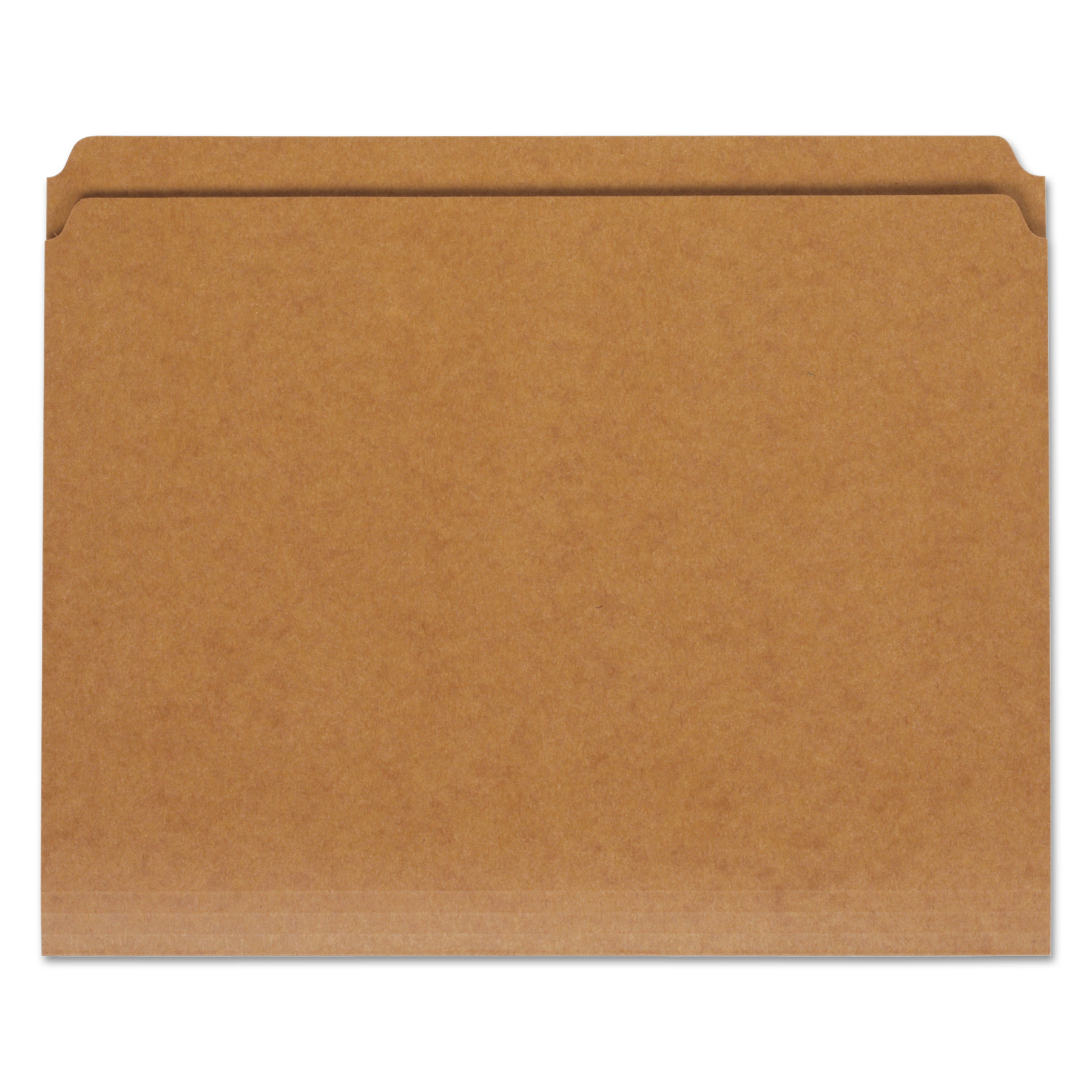Reinforced Kraft Top Tab File Folders, Straight Tab, Letter Size, Kraft, 100/Box