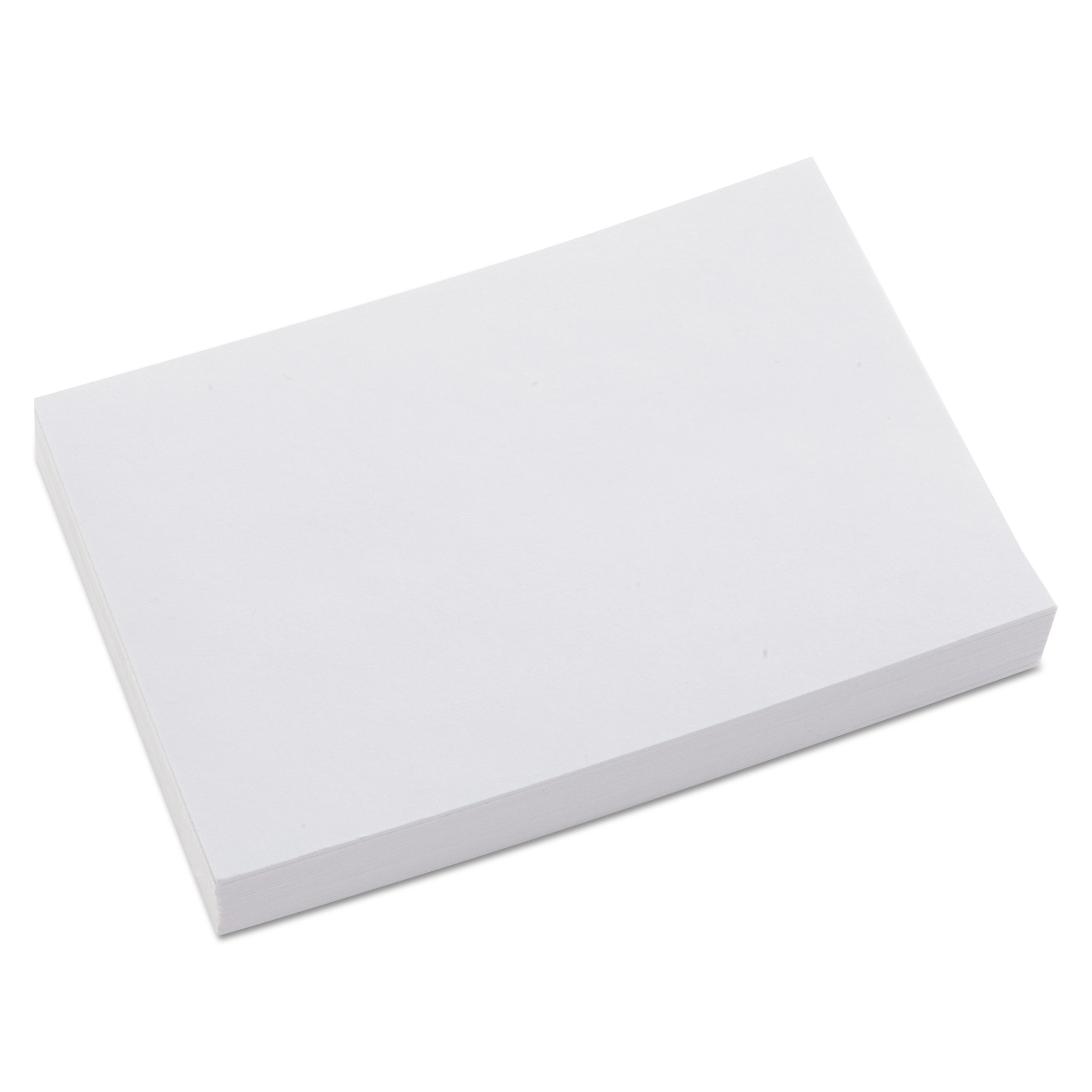  Universal UNV47220EE Unruled Index Cards, 4 x 6, White, 100/Pack (UNV47220) 