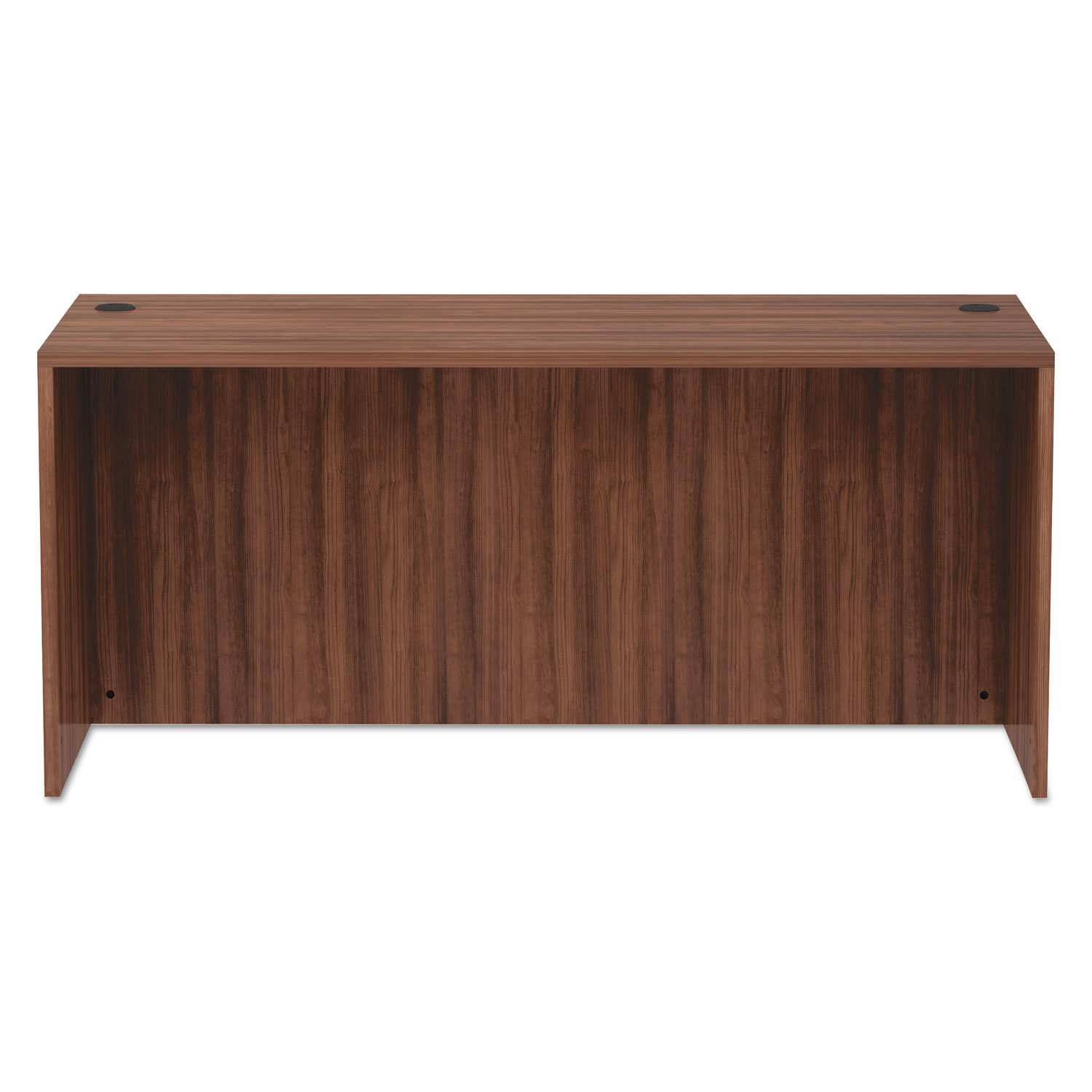 Alera Valencia Series Straight Front Desk Shell, 65 x 29.5 x 29.63, Mod Walnut