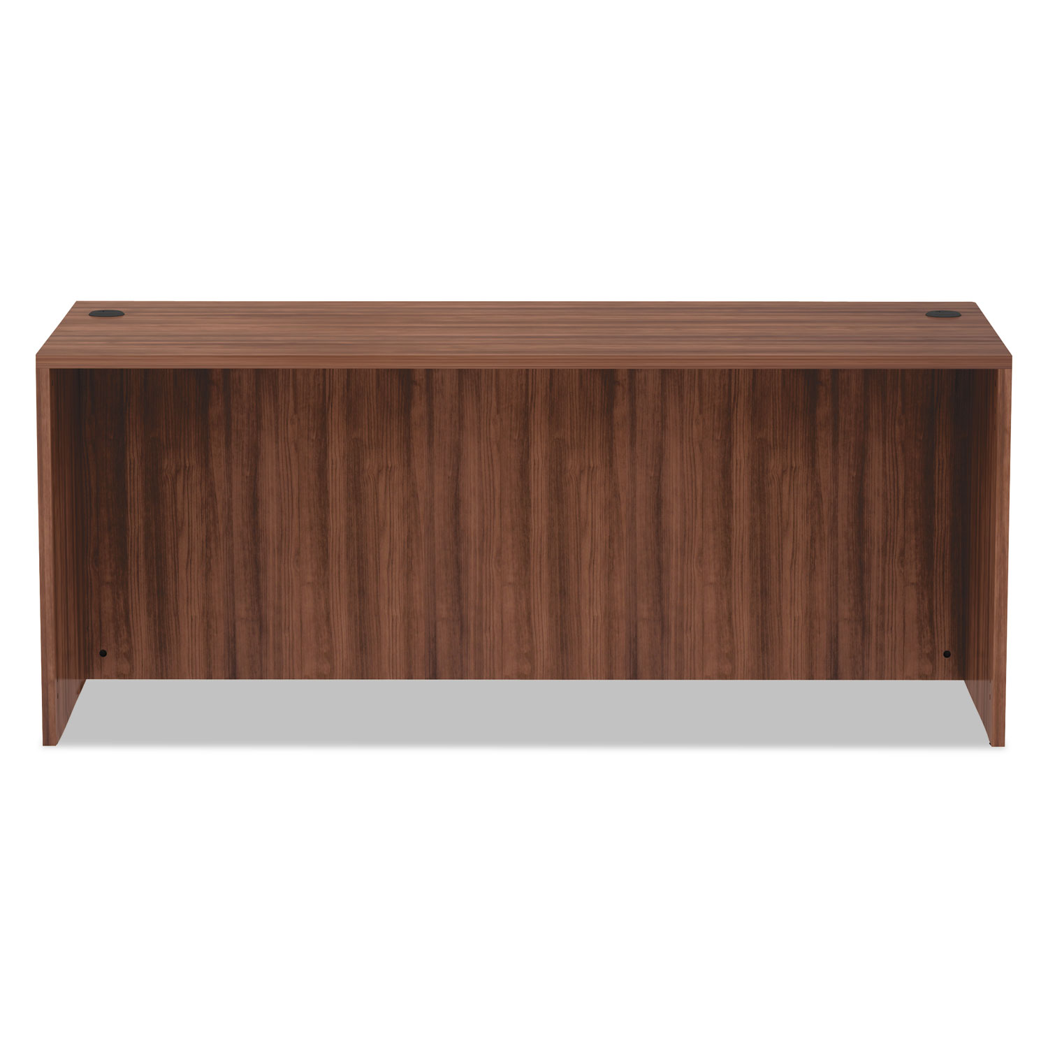 Alera Valencia Series Straight Front Desk Shell, 71 x 29.5 x 29.5, Mod Walnut