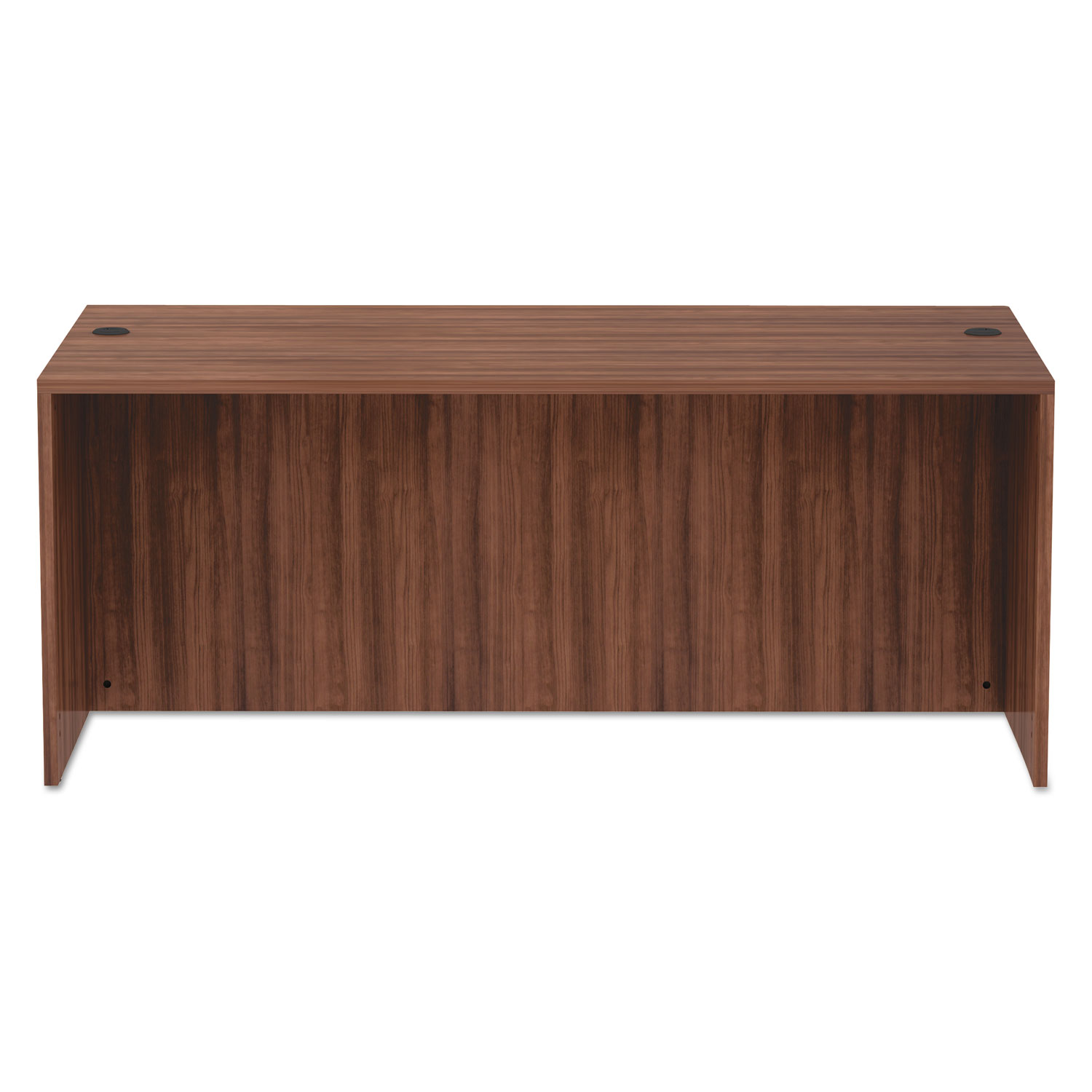 Alera Valencia Series Straight Front Desk Shell, 71 x 35.5 x 29.63, Mod Walnut