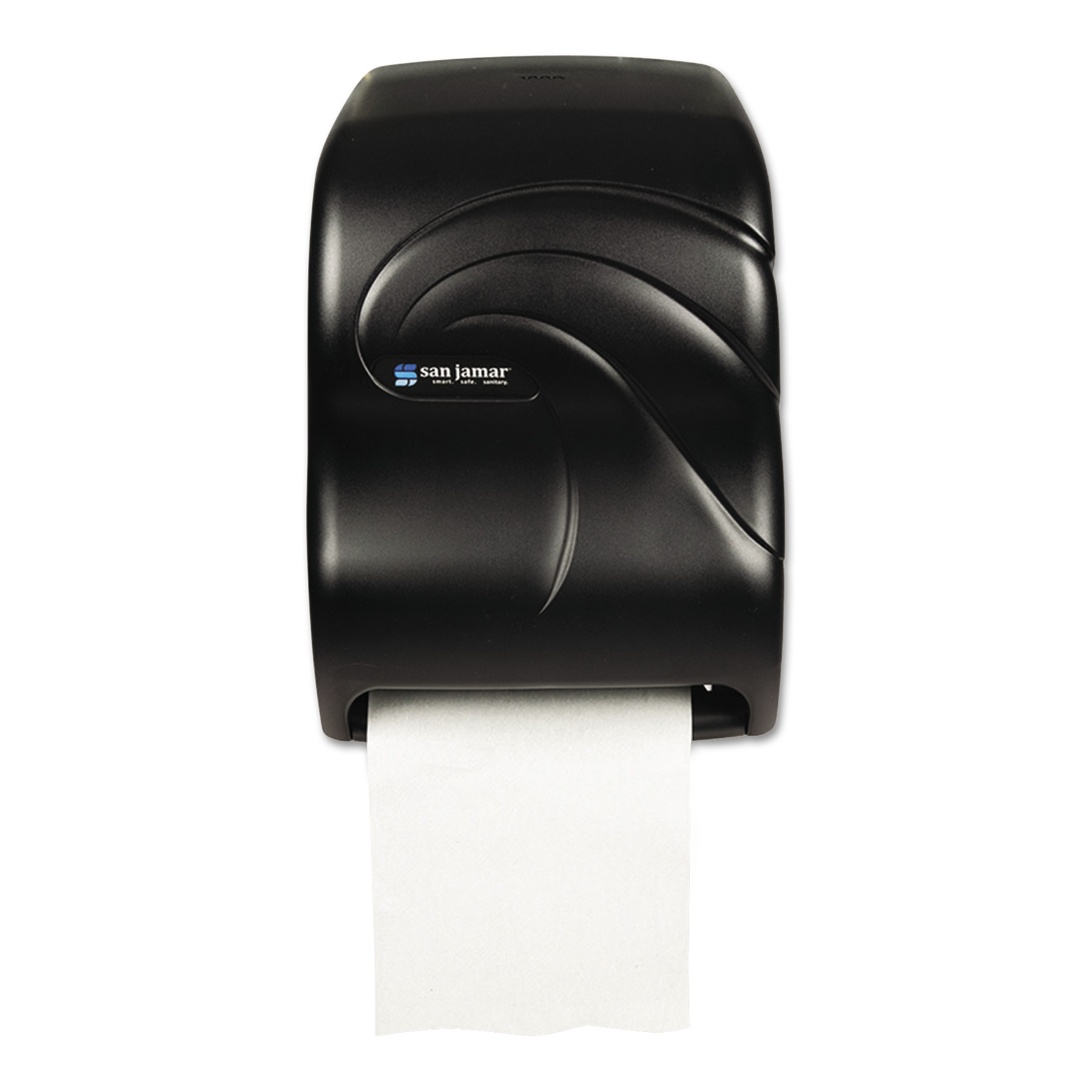  San Jamar T1390TBK Electronic Touchless Roll Towel Dispenser, 11 3/4 x 9 x 15 1/2, Black (SJMT1390TBK) 