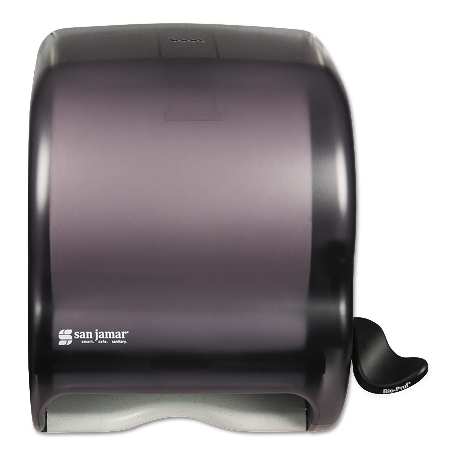  San Jamar SAN T950TBK Element Lever Roll Towel Dispenser, Classic, Black, 12 1/2 x 8 1/2 x 12 3/4 (SJMT950TBK) 