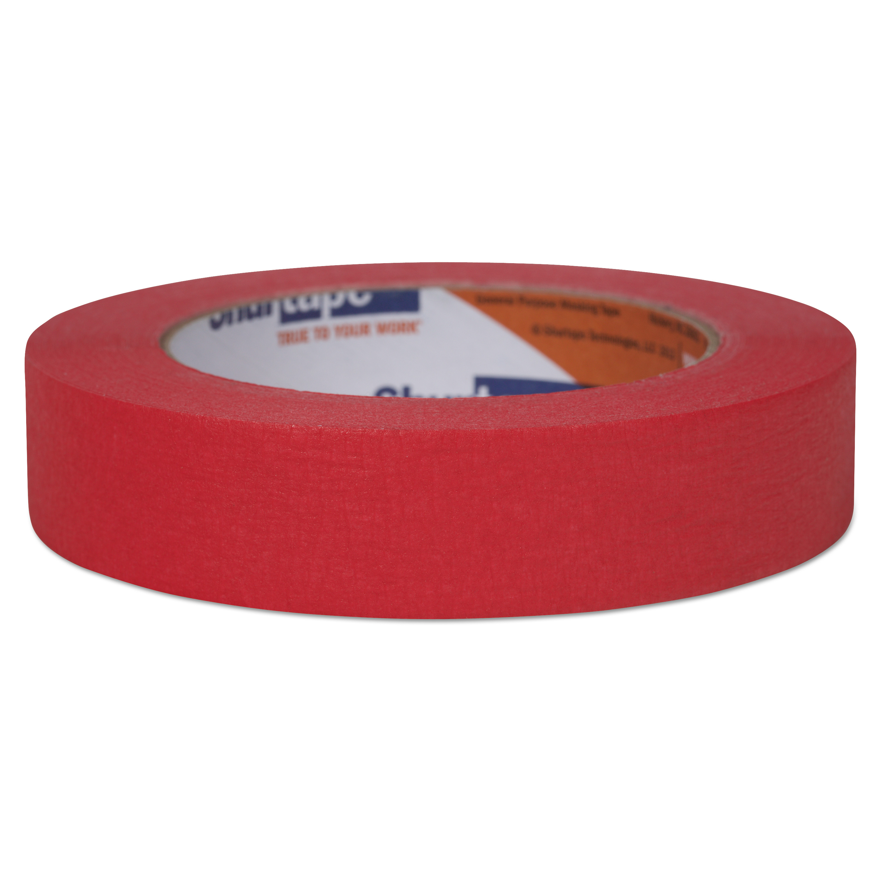Color Masking Tape, 3 Core, 0.94 x 60 yds, Red
