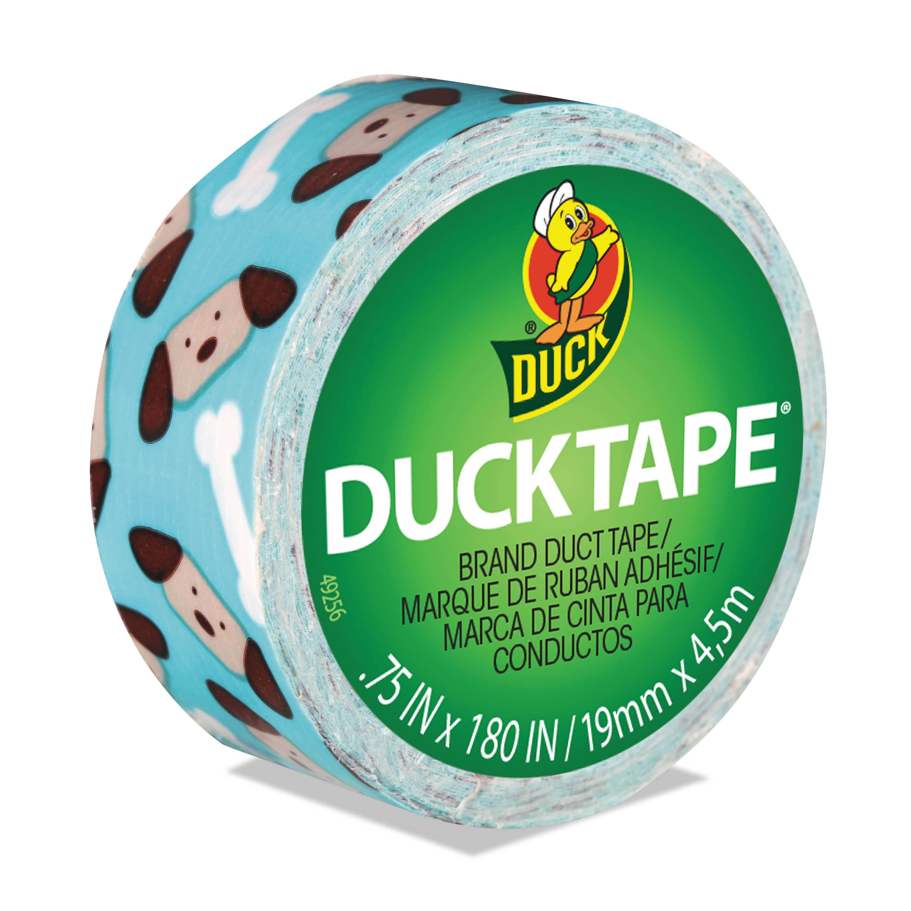  Duck DUC282662 Ducklings, 1 Core, 0.75 x 15 ft, Multicolor Dog Bone (DUC282662) 