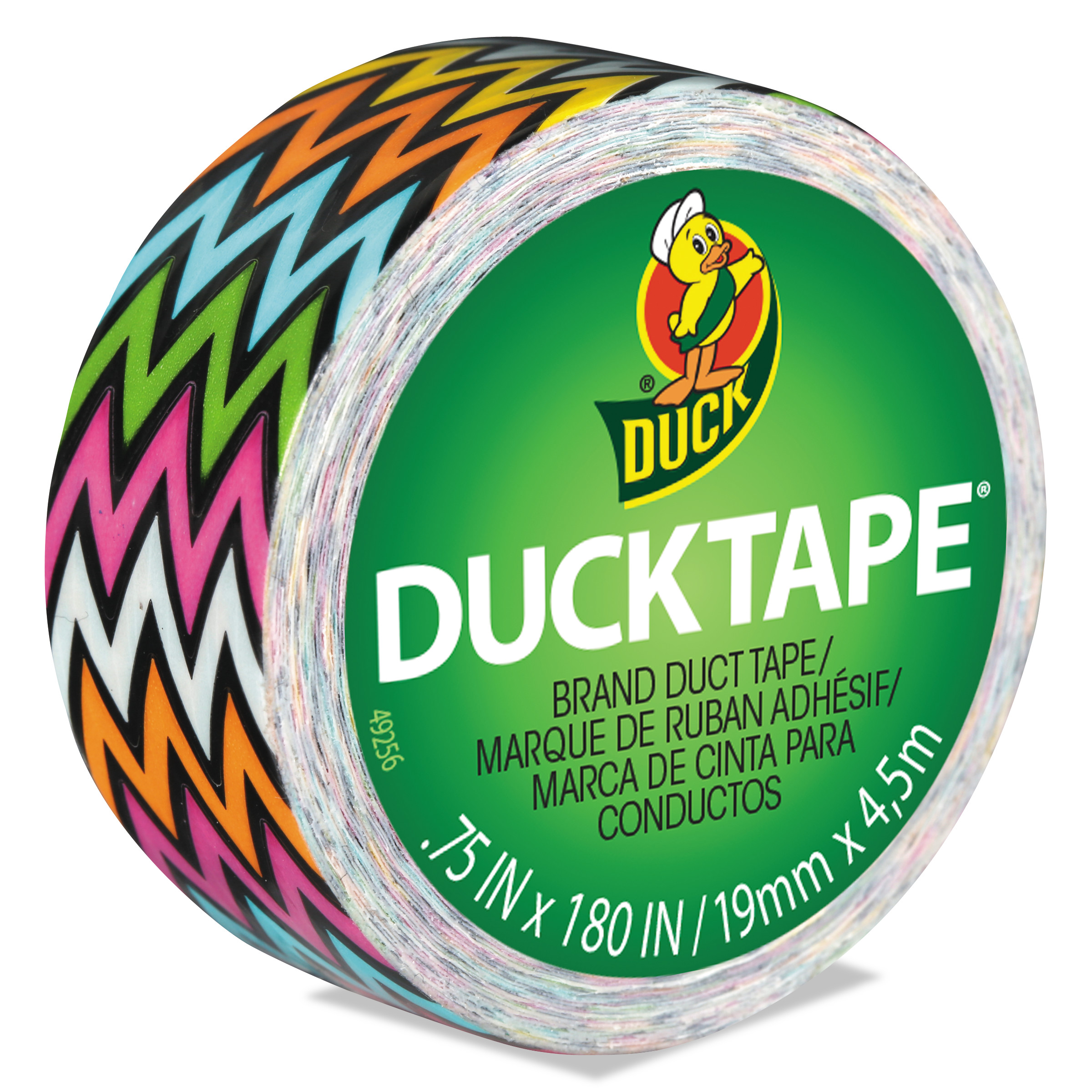  Duck DUC283262 Ducklings, 1 Core, 0.75 x 15 ft, Multicolor High Impact Zig Zag (DUC283262) 